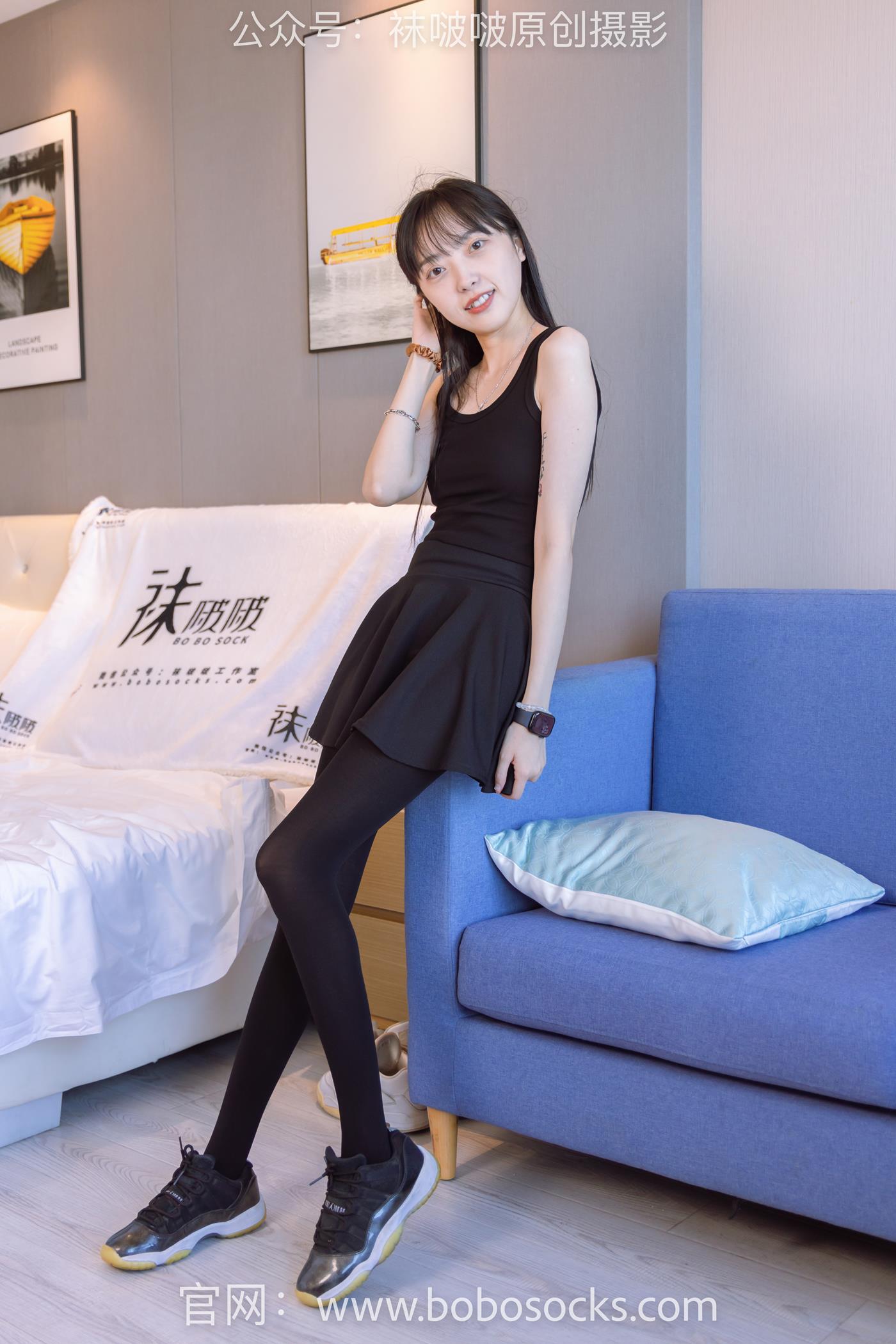 图片[21]-[BoBoSocks袜啵啵]NO.130 稚予-两双穿脏篮球鞋、厚黑丝[145P] – 速更版-美库