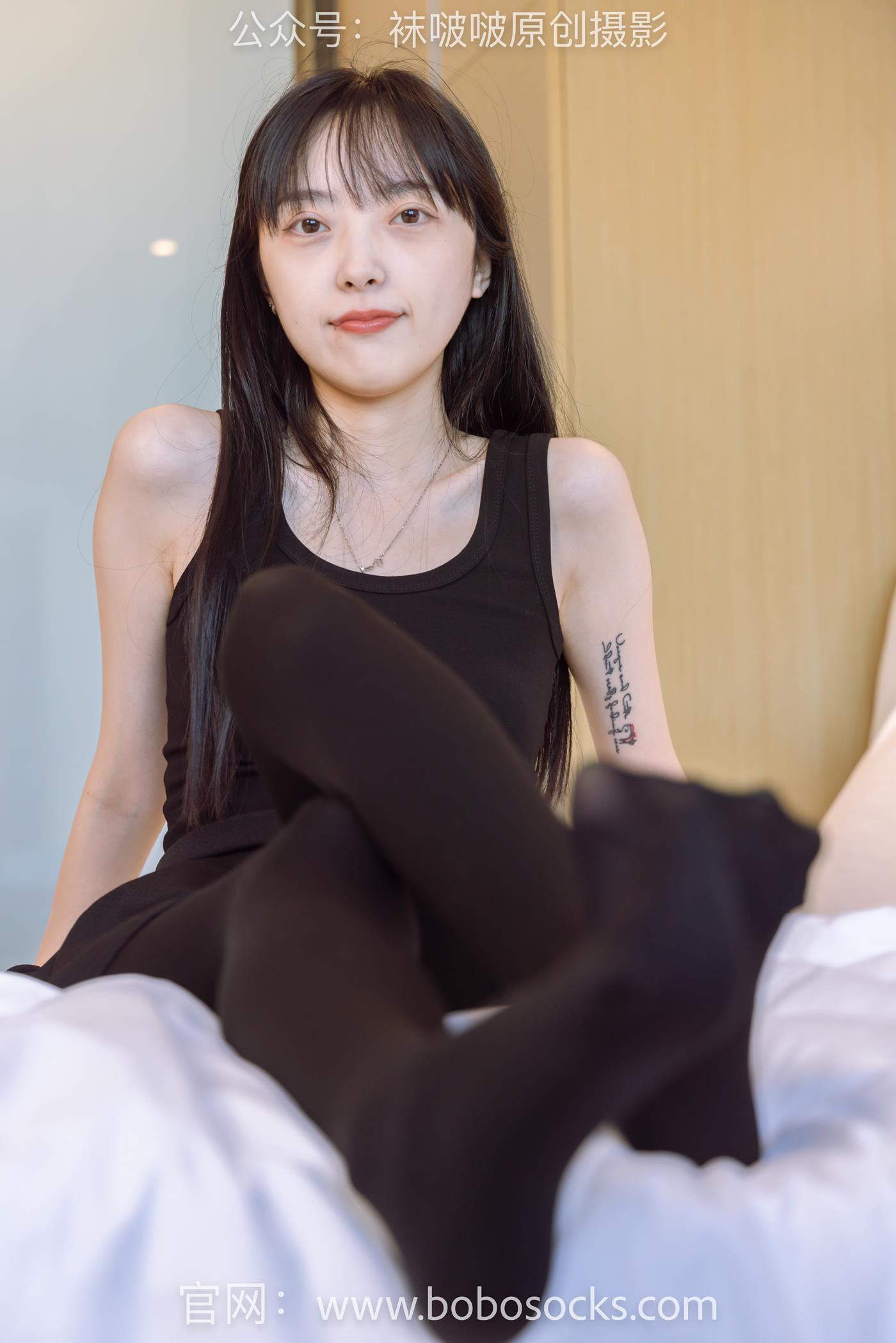 图片[43]-[BoBoSocks袜啵啵]NO.130 稚予-两双穿脏篮球鞋、厚黑丝[145P] – 速更版-美库