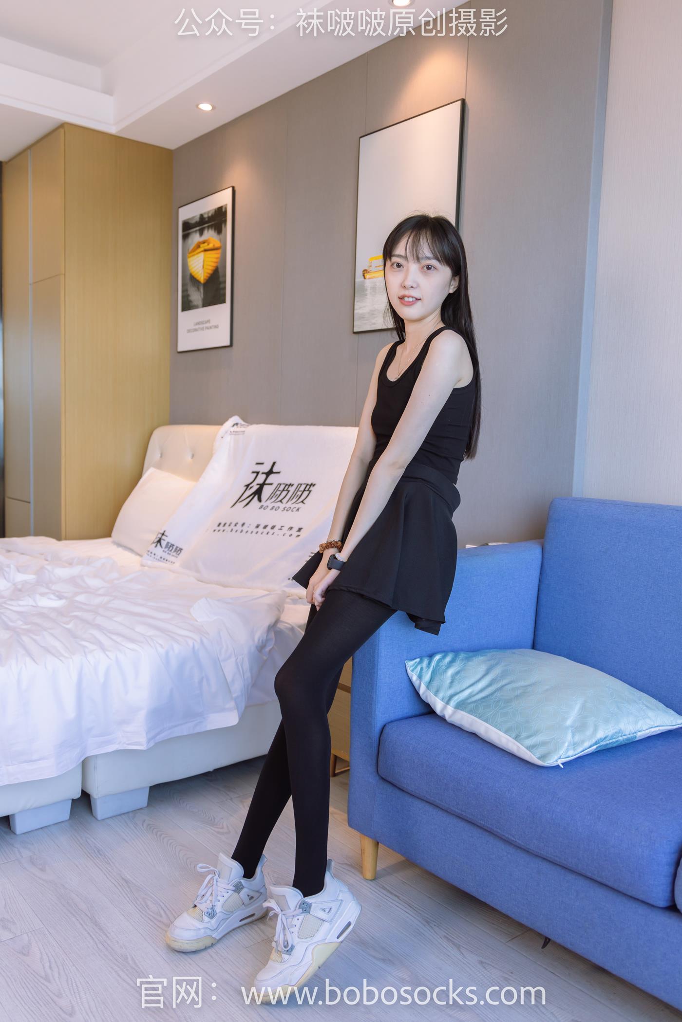 图片[110]-[BoBoSocks袜啵啵]NO.130 稚予-两双穿脏篮球鞋、厚黑丝[145P] – 速更版-美库