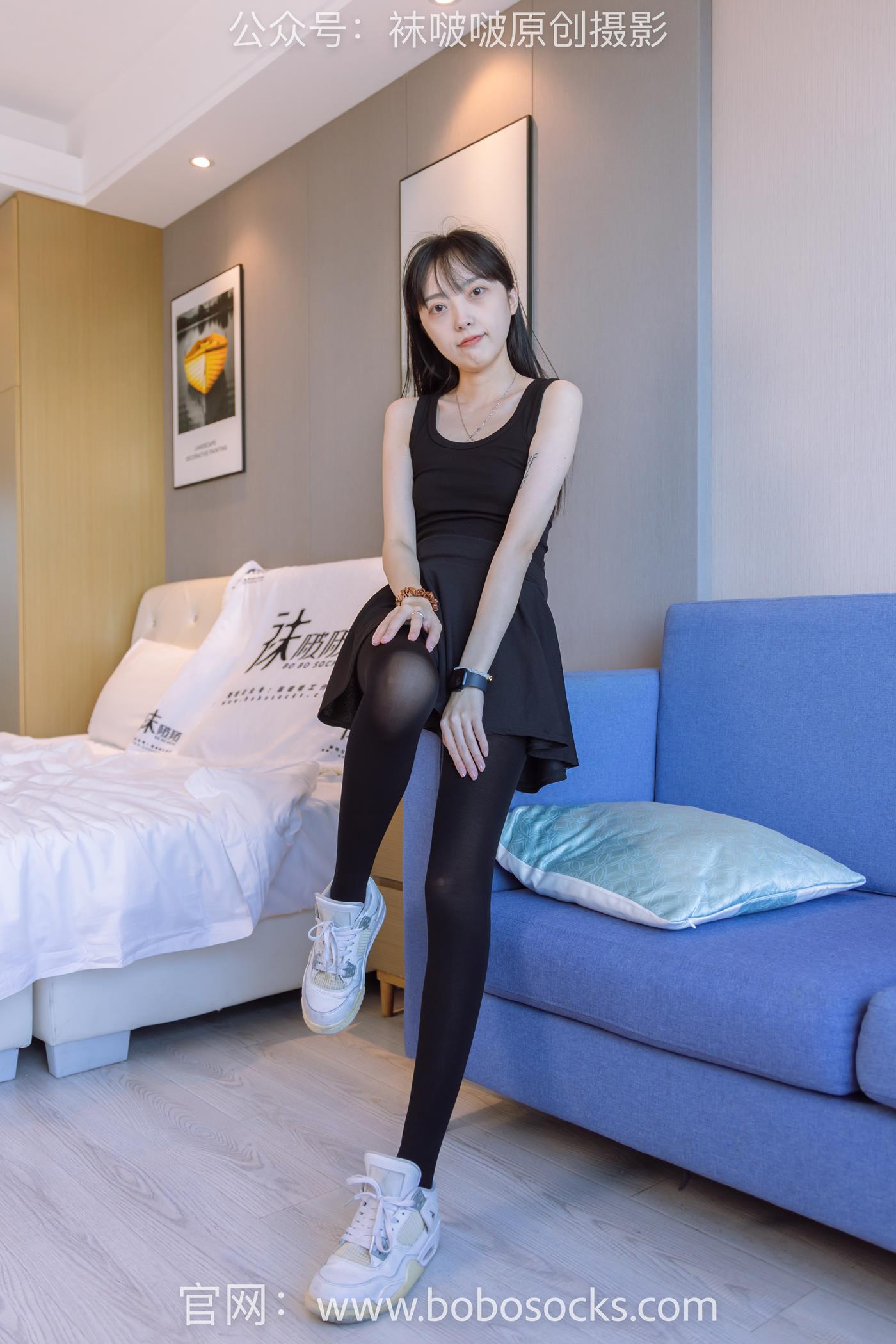 图片[111]-[BoBoSocks袜啵啵]NO.130 稚予-两双穿脏篮球鞋、厚黑丝[145P] – 速更版-美库