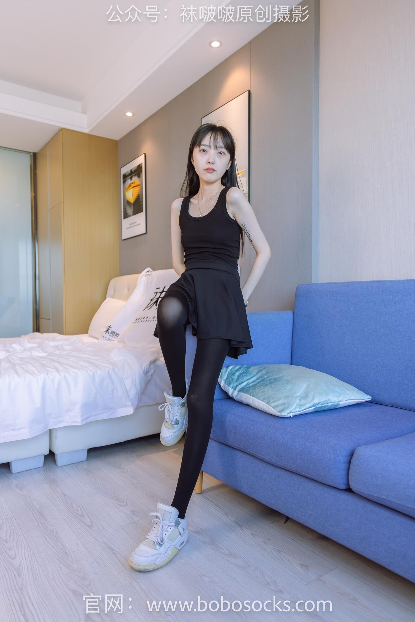 图片[112]-[BoBoSocks袜啵啵]NO.130 稚予-两双穿脏篮球鞋、厚黑丝[145P] – 速更版-美库