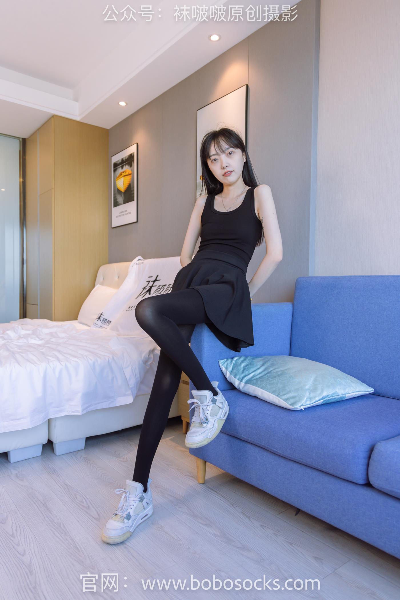 图片[113]-[BoBoSocks袜啵啵]NO.130 稚予-两双穿脏篮球鞋、厚黑丝[145P] – 速更版-美库