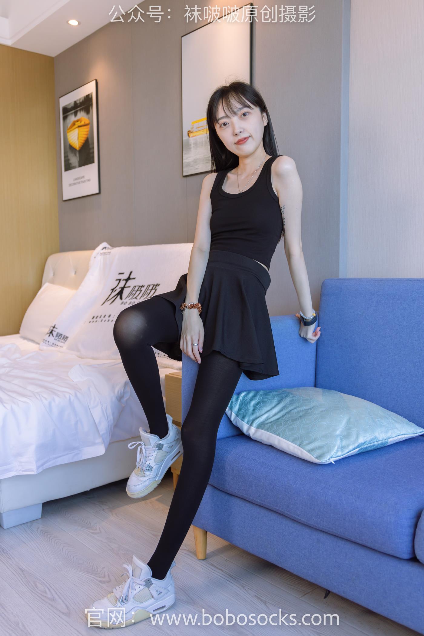 图片[114]-[BoBoSocks袜啵啵]NO.130 稚予-两双穿脏篮球鞋、厚黑丝[145P] – 速更版-美库