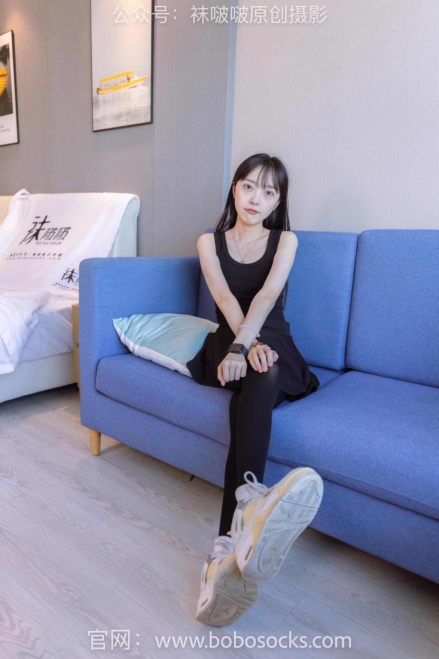 图片[123]-[BoBoSocks袜啵啵]NO.130 稚予-两双穿脏篮球鞋、厚黑丝[145P] – 速更版-美库