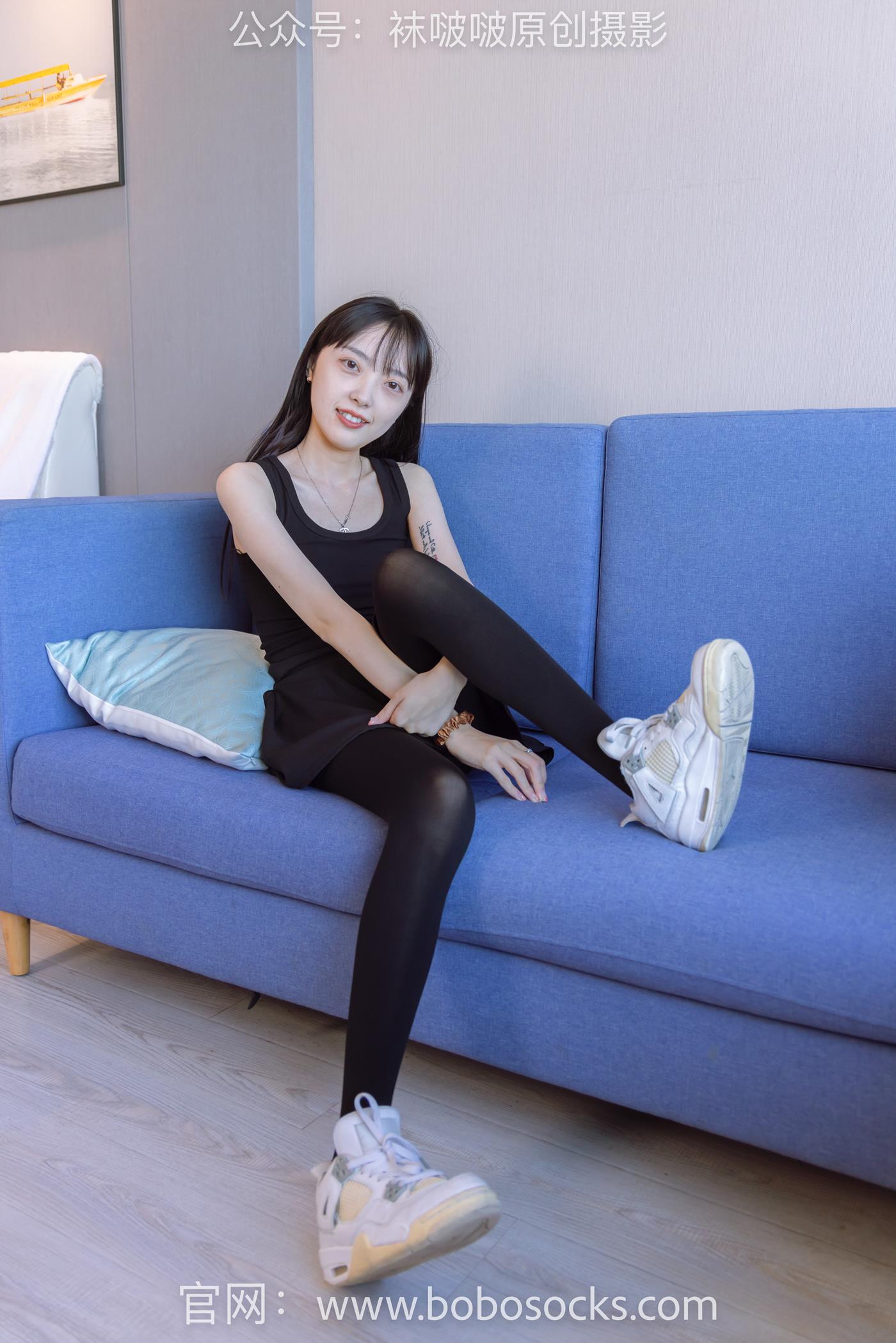 图片[125]-[BoBoSocks袜啵啵]NO.130 稚予-两双穿脏篮球鞋、厚黑丝[145P] – 速更版-美库