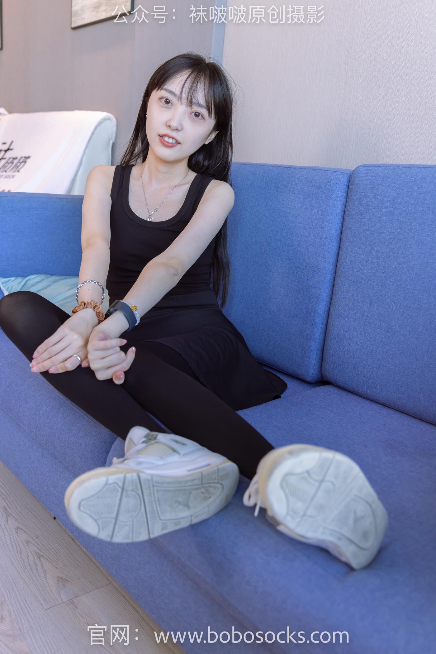 图片[127]-[BoBoSocks袜啵啵]NO.130 稚予-两双穿脏篮球鞋、厚黑丝[145P] – 速更版-美库