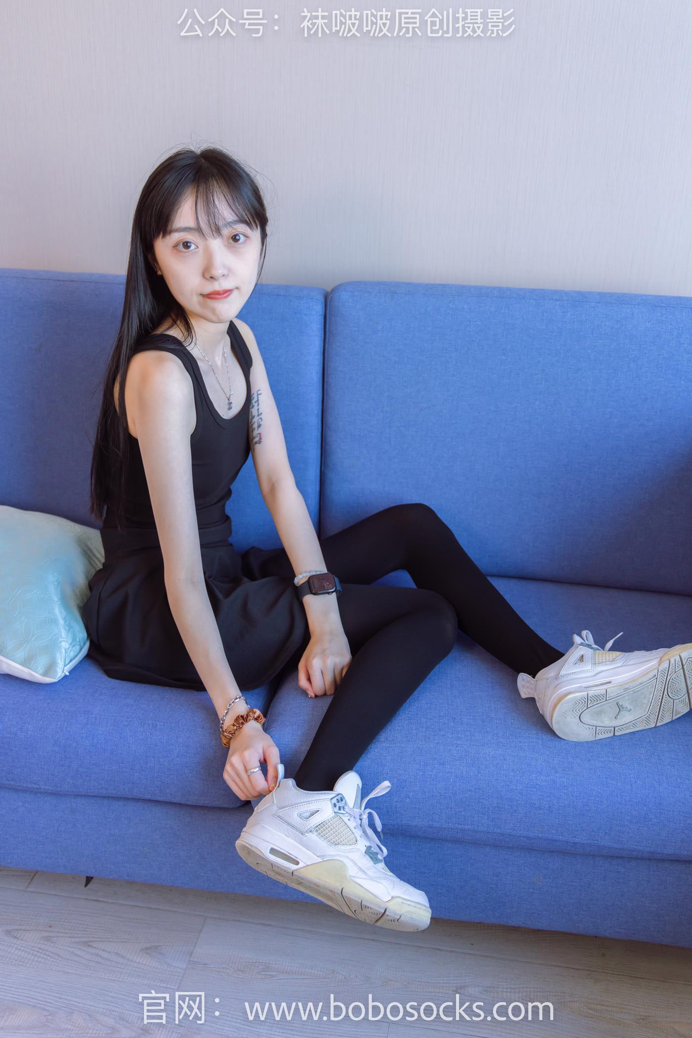 图片[134]-[BoBoSocks袜啵啵]NO.130 稚予-两双穿脏篮球鞋、厚黑丝[145P] – 速更版-美库