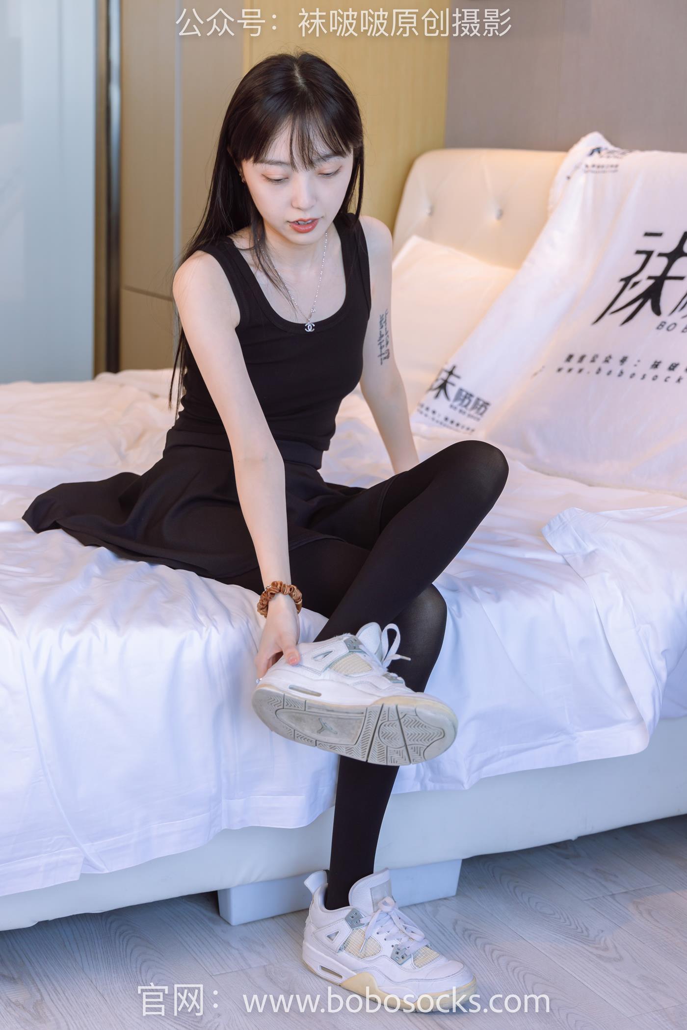 图片[135]-[BoBoSocks袜啵啵]NO.130 稚予-两双穿脏篮球鞋、厚黑丝[145P] – 速更版-美库