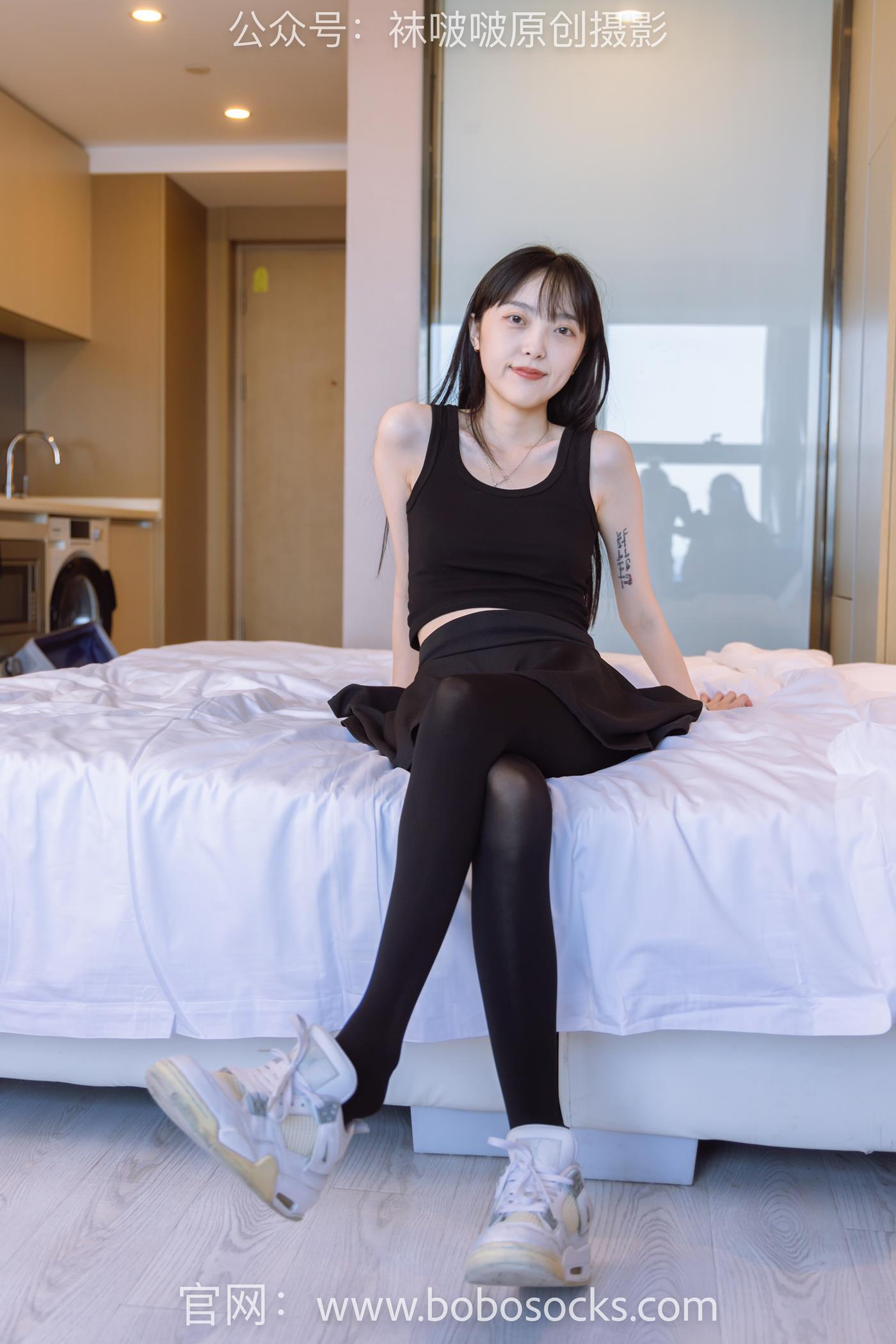 图片[136]-[BoBoSocks袜啵啵]NO.130 稚予-两双穿脏篮球鞋、厚黑丝[145P] – 速更版-美库