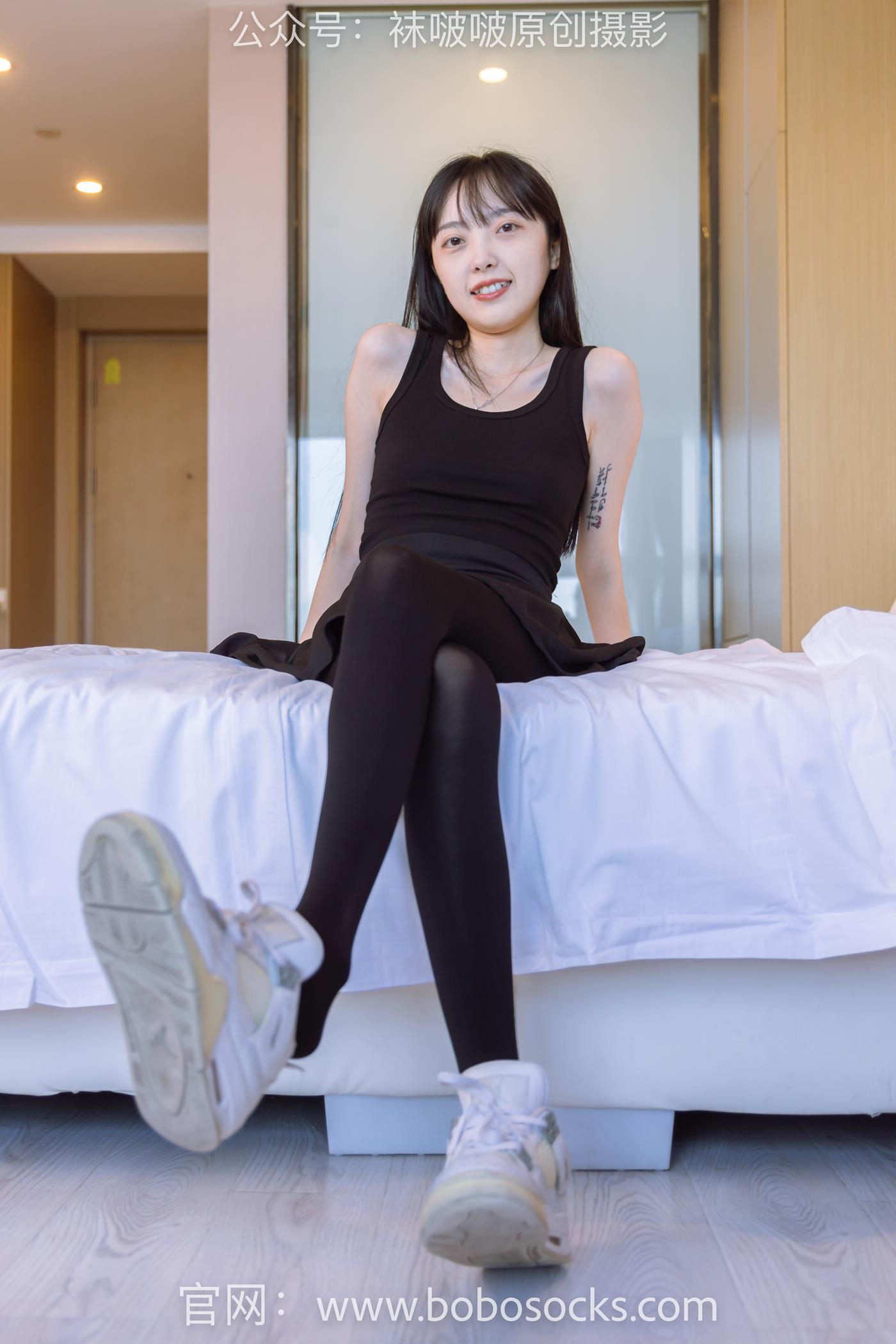 图片[137]-[BoBoSocks袜啵啵]NO.130 稚予-两双穿脏篮球鞋、厚黑丝[145P] – 速更版-美库