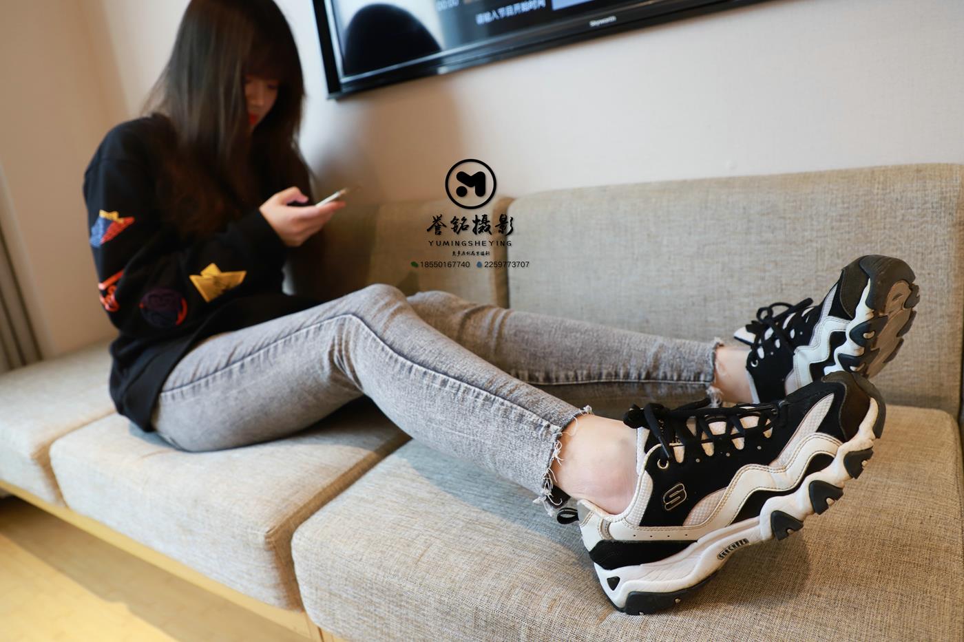 图片[61]-[誉铭传媒]袜足定制摄影 2020.03.15 船袜 牛仔裤[95P] – 速更版-美库