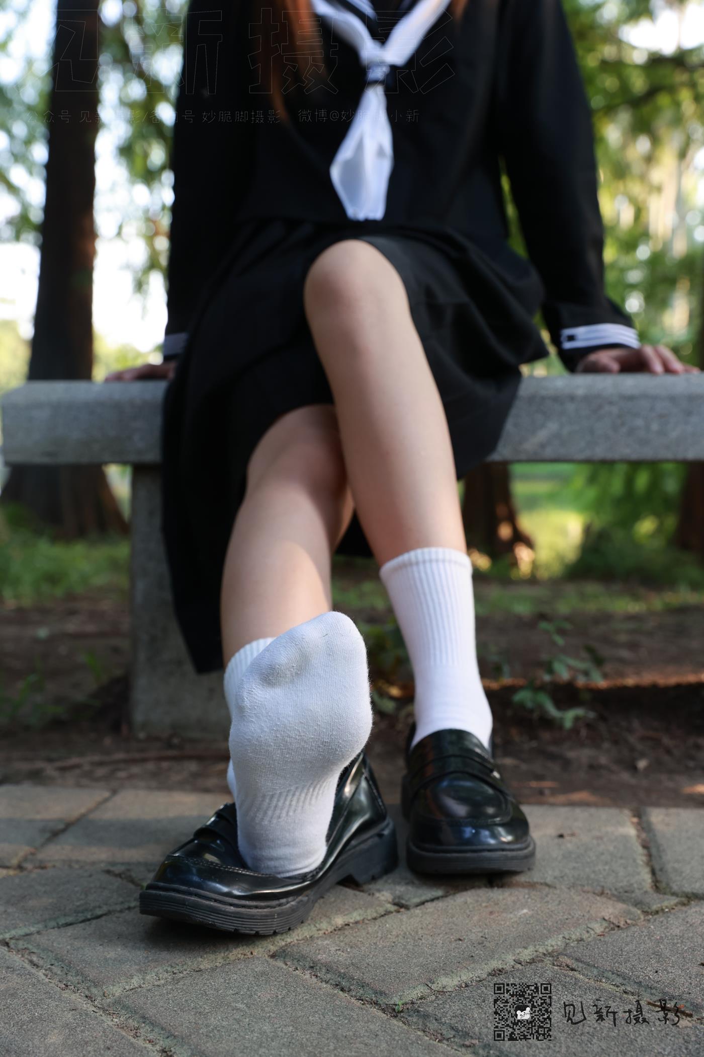 图片[57]-[见新摄影]NO.002 一厘甜酒 公园JK制服棉袜[161P] – 速更版-美库