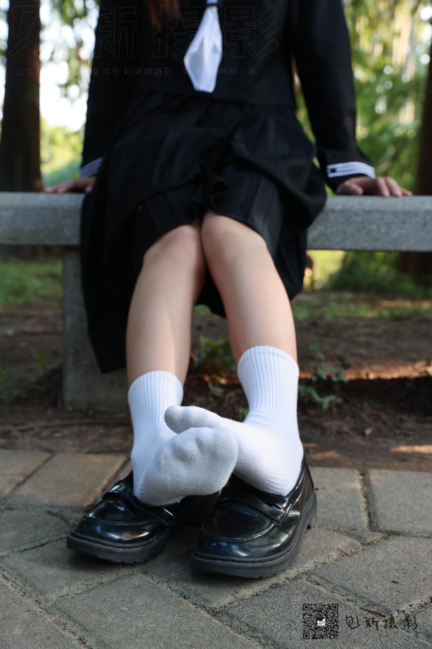 图片[58]-[见新摄影]NO.002 一厘甜酒 公园JK制服棉袜[161P] – 速更版-美库