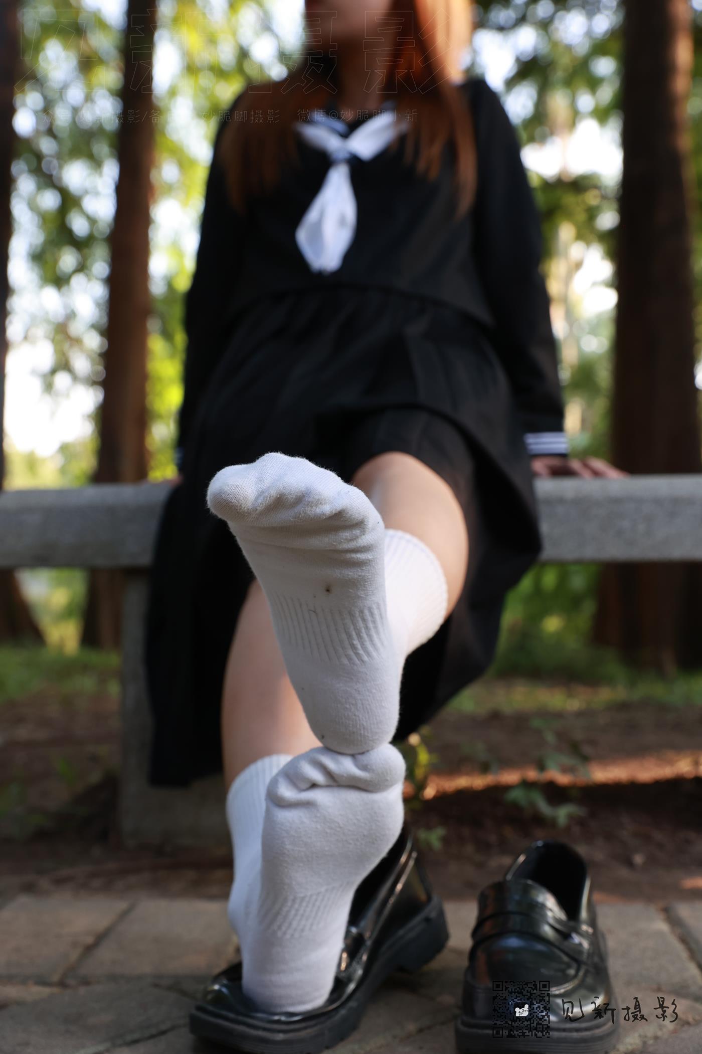 图片[65]-[见新摄影]NO.002 一厘甜酒 公园JK制服棉袜[161P] – 速更版-美库