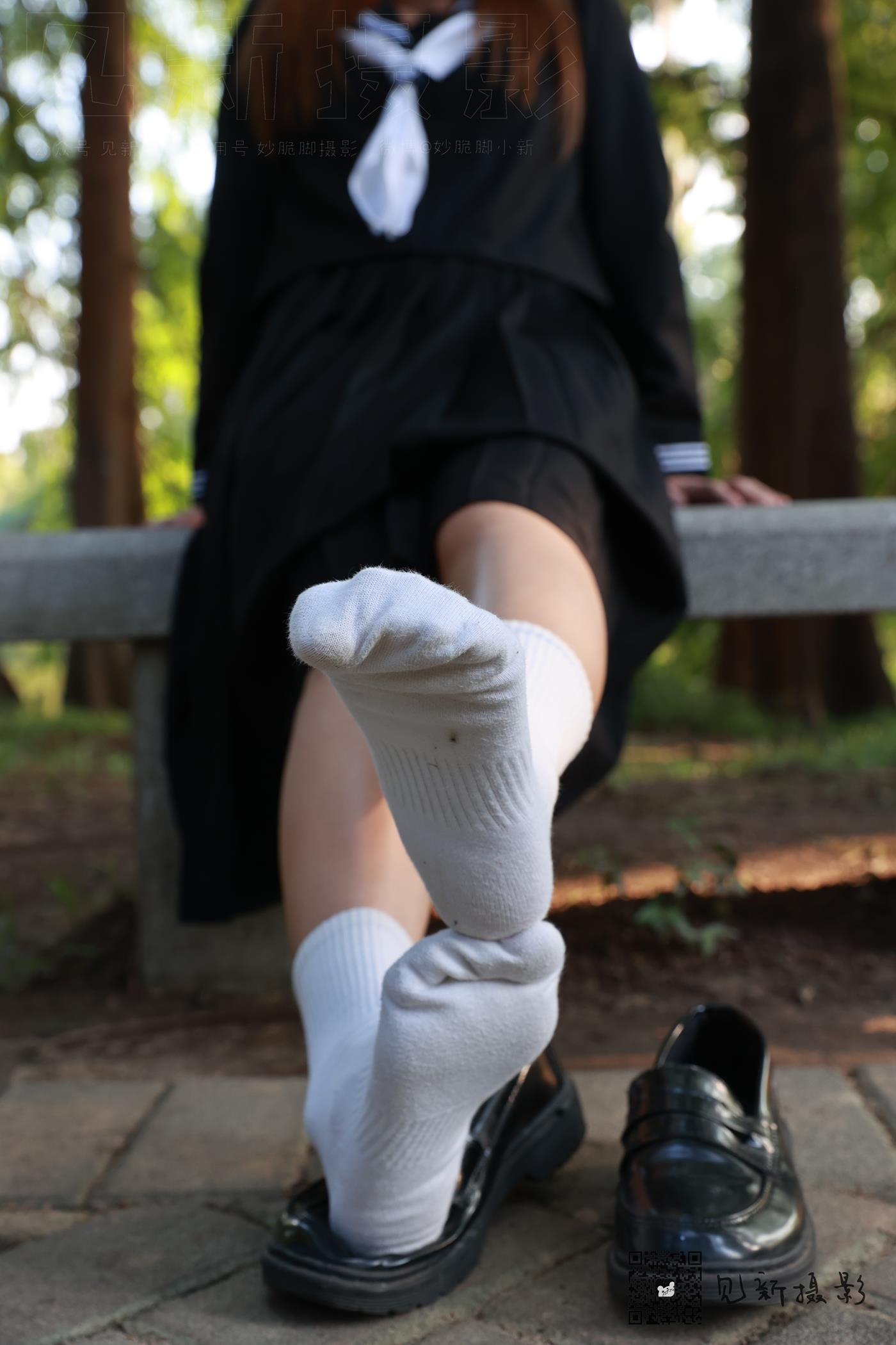 图片[66]-[见新摄影]NO.002 一厘甜酒 公园JK制服棉袜[161P] – 速更版-美库