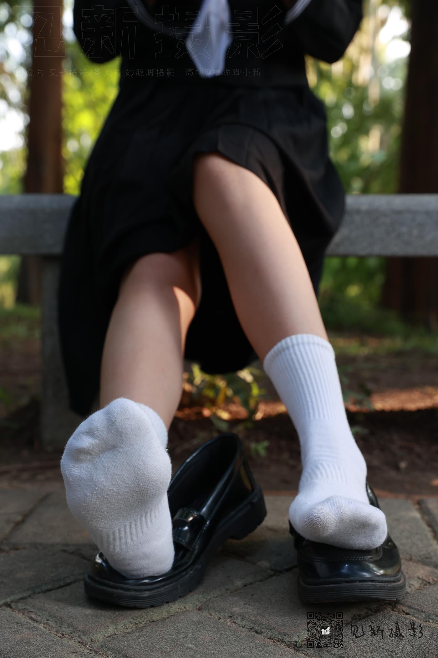 图片[67]-[见新摄影]NO.002 一厘甜酒 公园JK制服棉袜[161P] – 速更版-美库