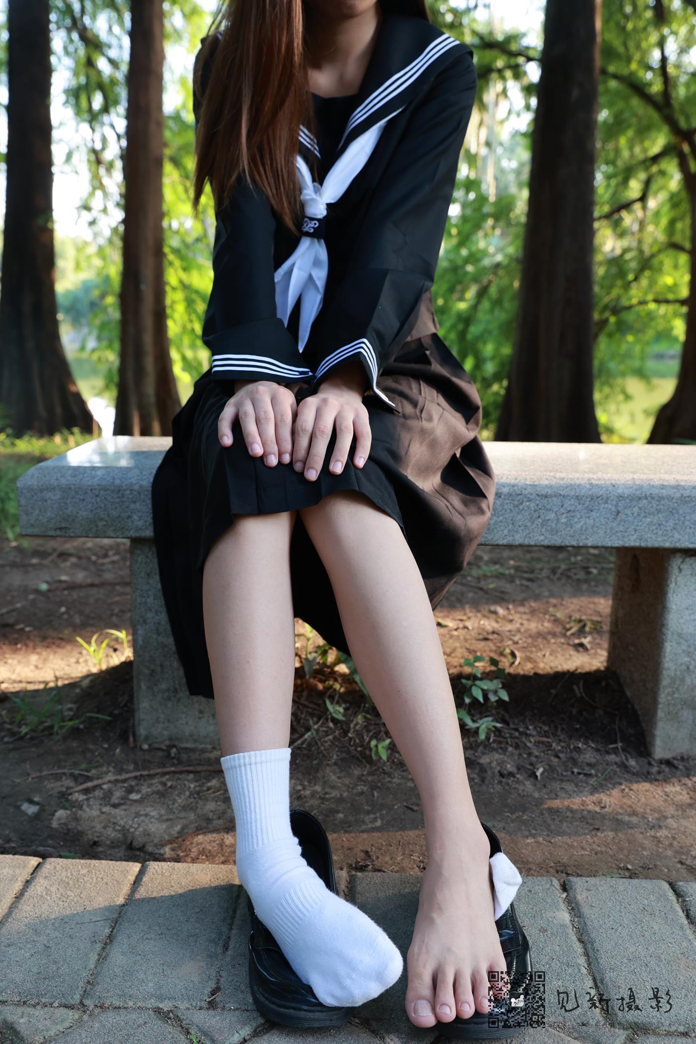 图片[100]-[见新摄影]NO.002 一厘甜酒 公园JK制服棉袜[161P] – 速更版-美库