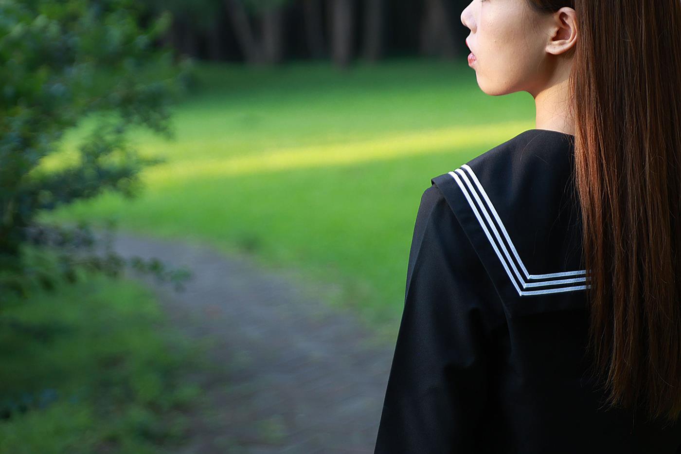 图片[121]-[见新摄影]NO.002 一厘甜酒 公园JK制服棉袜[161P] – 速更版-美库