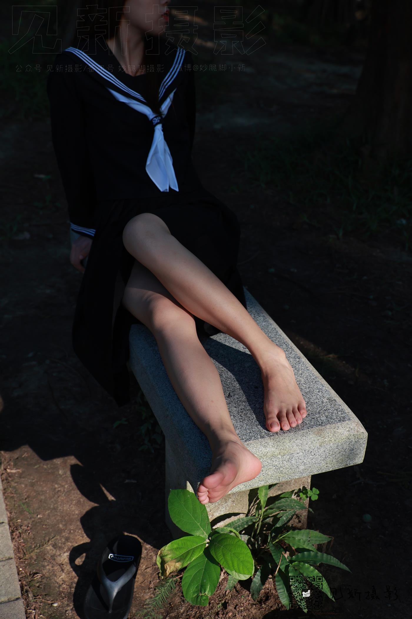 图片[150]-[见新摄影]NO.002 一厘甜酒 公园JK制服棉袜[161P] – 速更版-美库