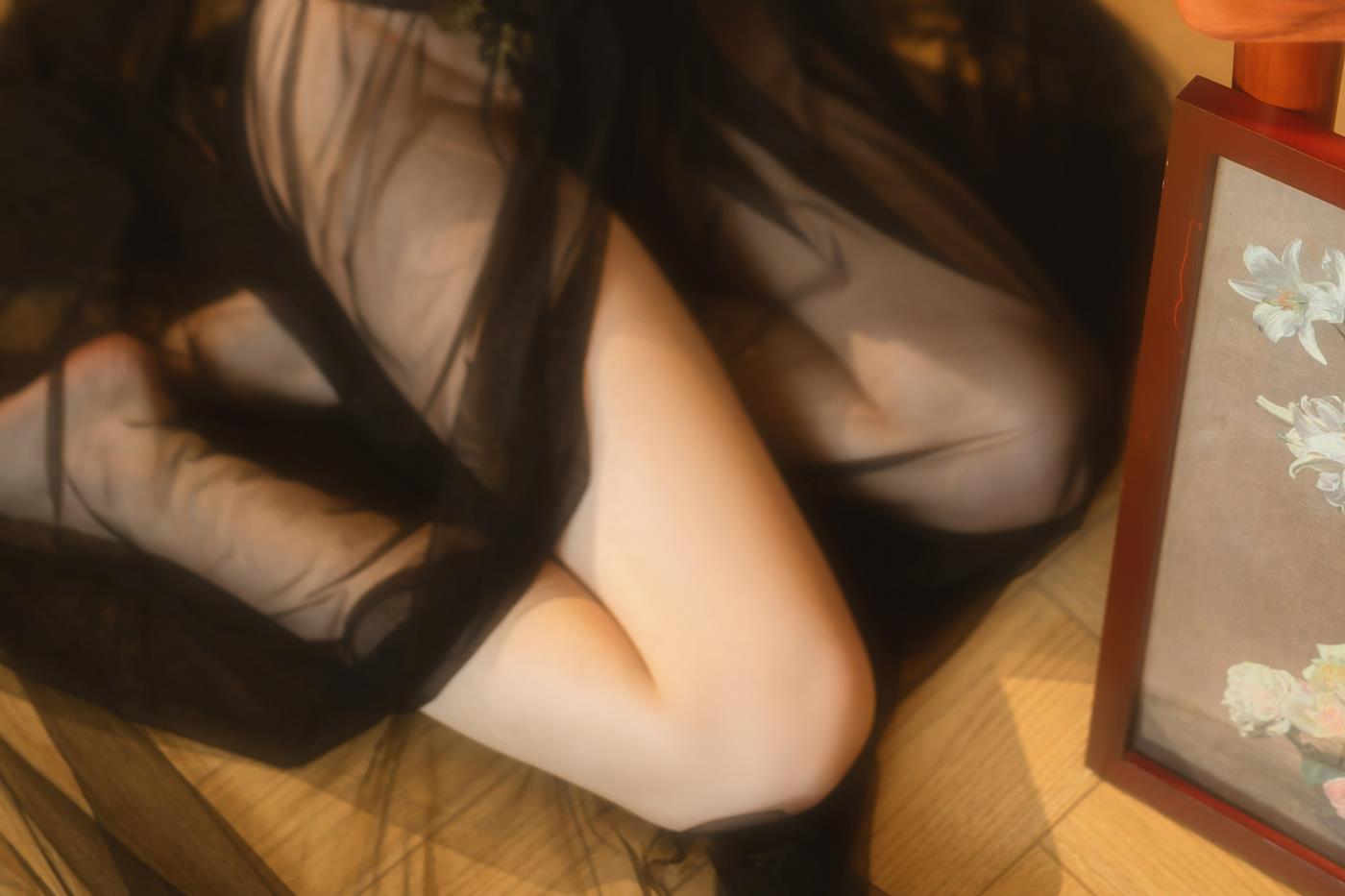 图片[21]-许岚(叁月life) NO.007 – 纯欲黑纱[40P] – 速更版-美库