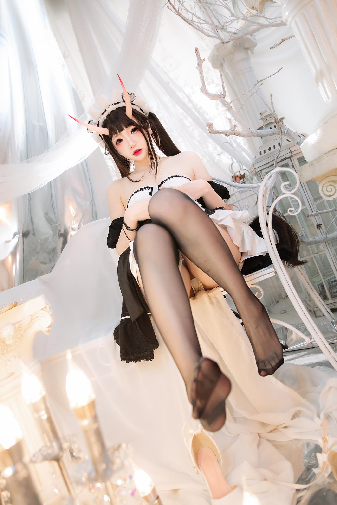 图片[19]-动漫博主雪晴Astra能代女仆 [49P] – 速更版-美库