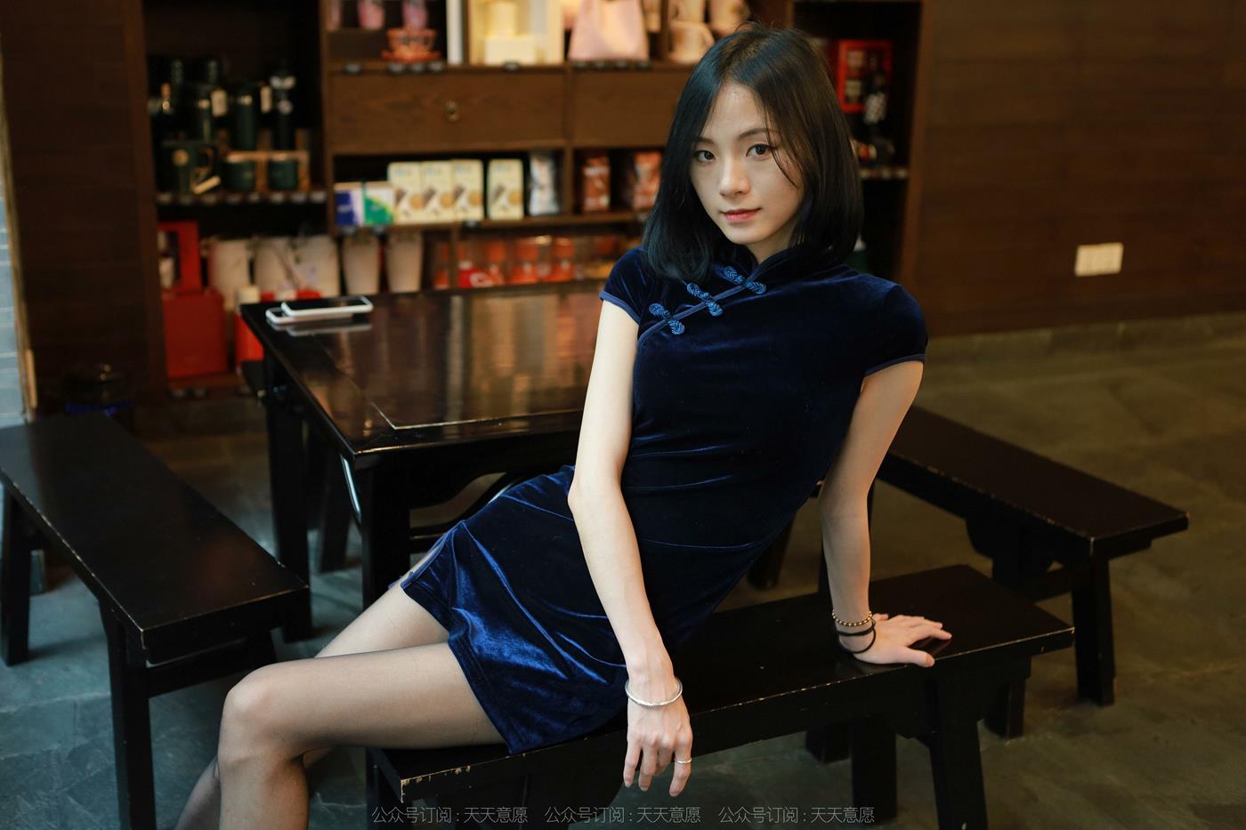 图片[14]-[IESS异思趣向] 2022.05.18 丝享家1092：小六《深蓝旗袍》[89P] – 速更版-美库