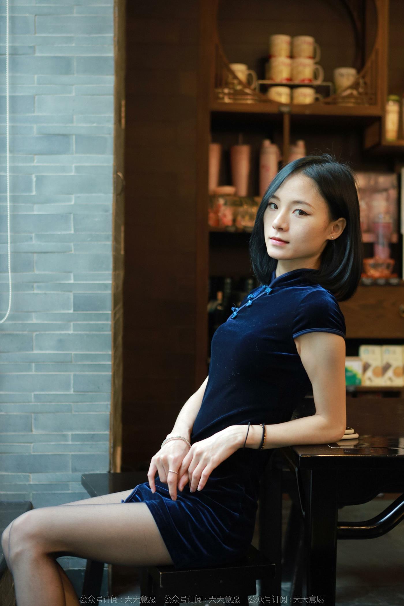 图片[21]-[IESS异思趣向] 2022.05.18 丝享家1092：小六《深蓝旗袍》[89P] – 速更版-美库