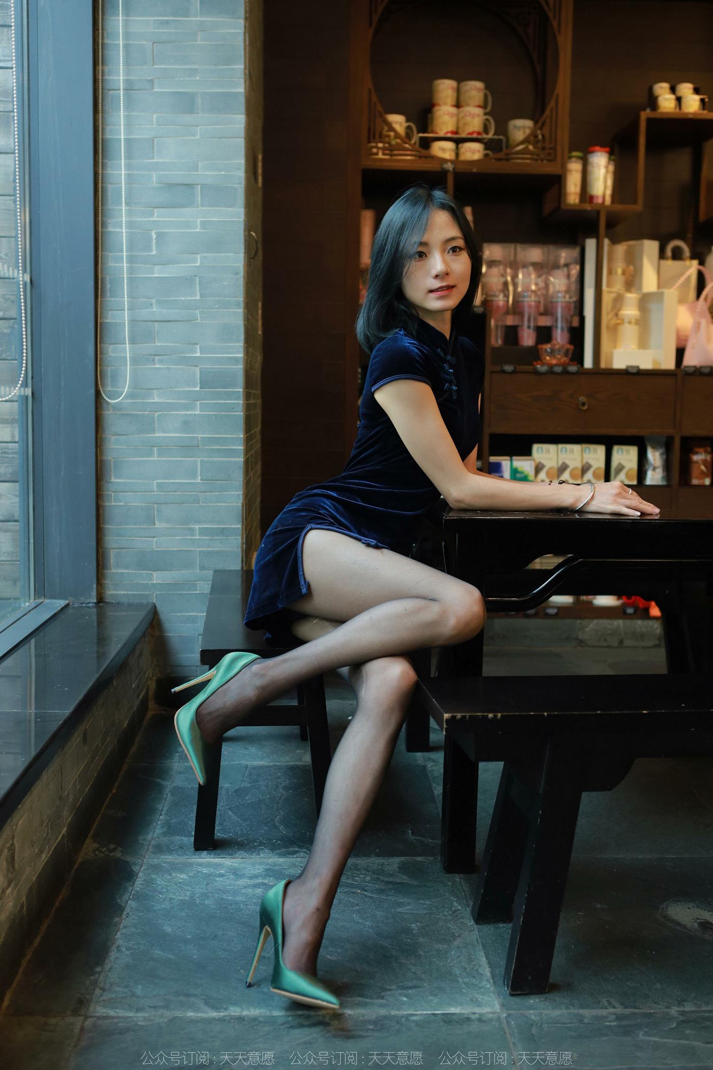 图片[56]-[IESS异思趣向] 2022.05.18 丝享家1092：小六《深蓝旗袍》[89P] – 速更版-美库