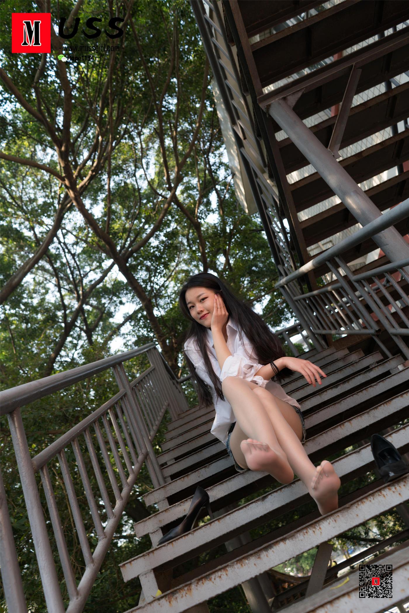 图片[43]-[MussGirl慕丝女郎]NO.112 楼梯秀[119P] – 速更版-美库