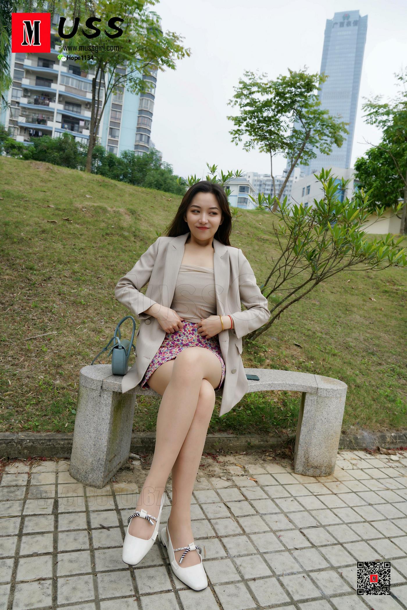 图片[23]-[MussGirl慕丝女郎]NO.127 碎花裙 [55P] – 速更版-美库