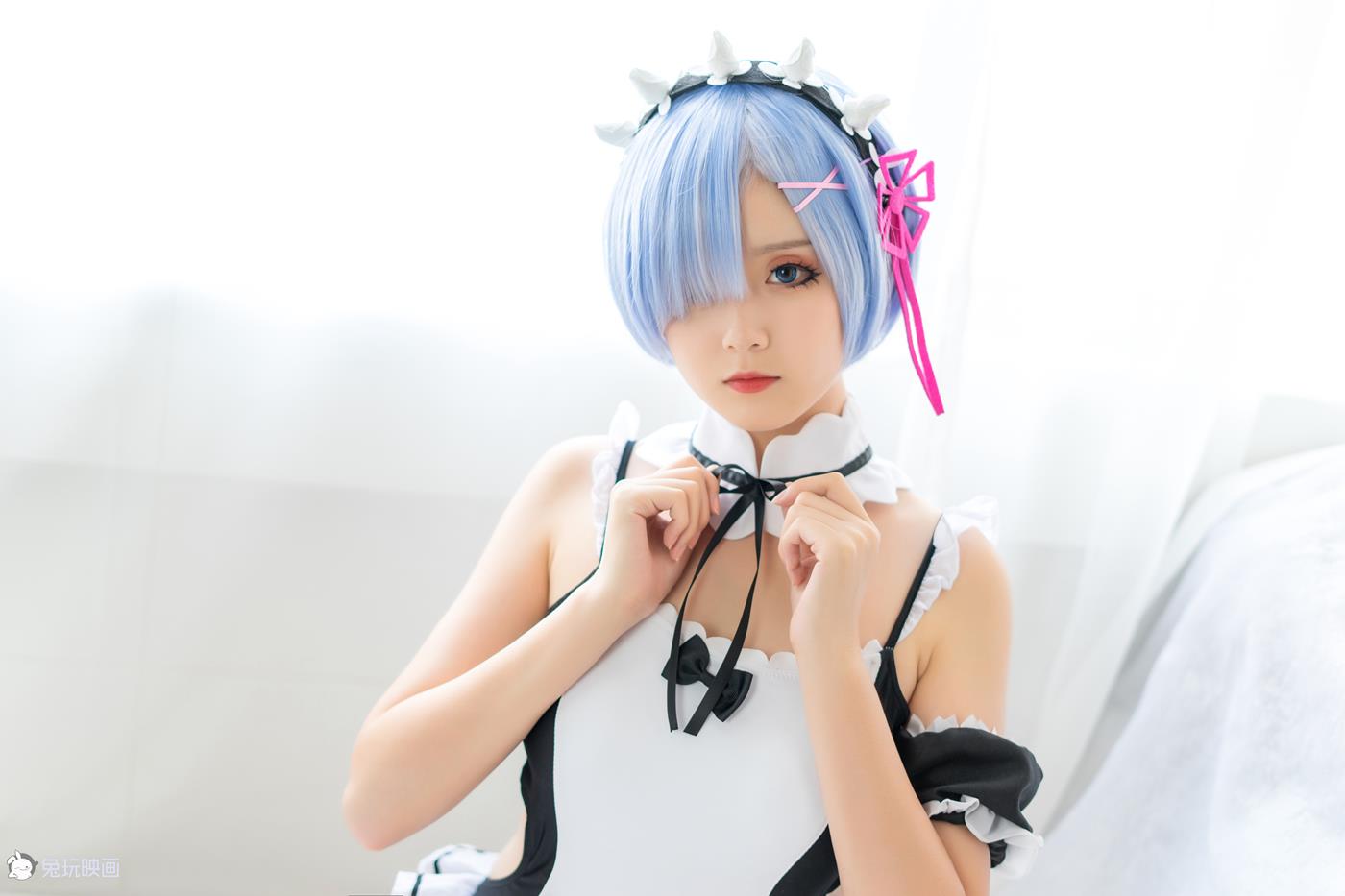 图片[31]-秋楚楚    蕾姆夏日泳装[36P] – 速更版-美库