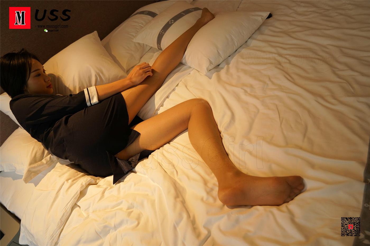 图片[85]-[MussGirl慕丝女郎]NO.130 白色床单 [90P] – 速更版-美库