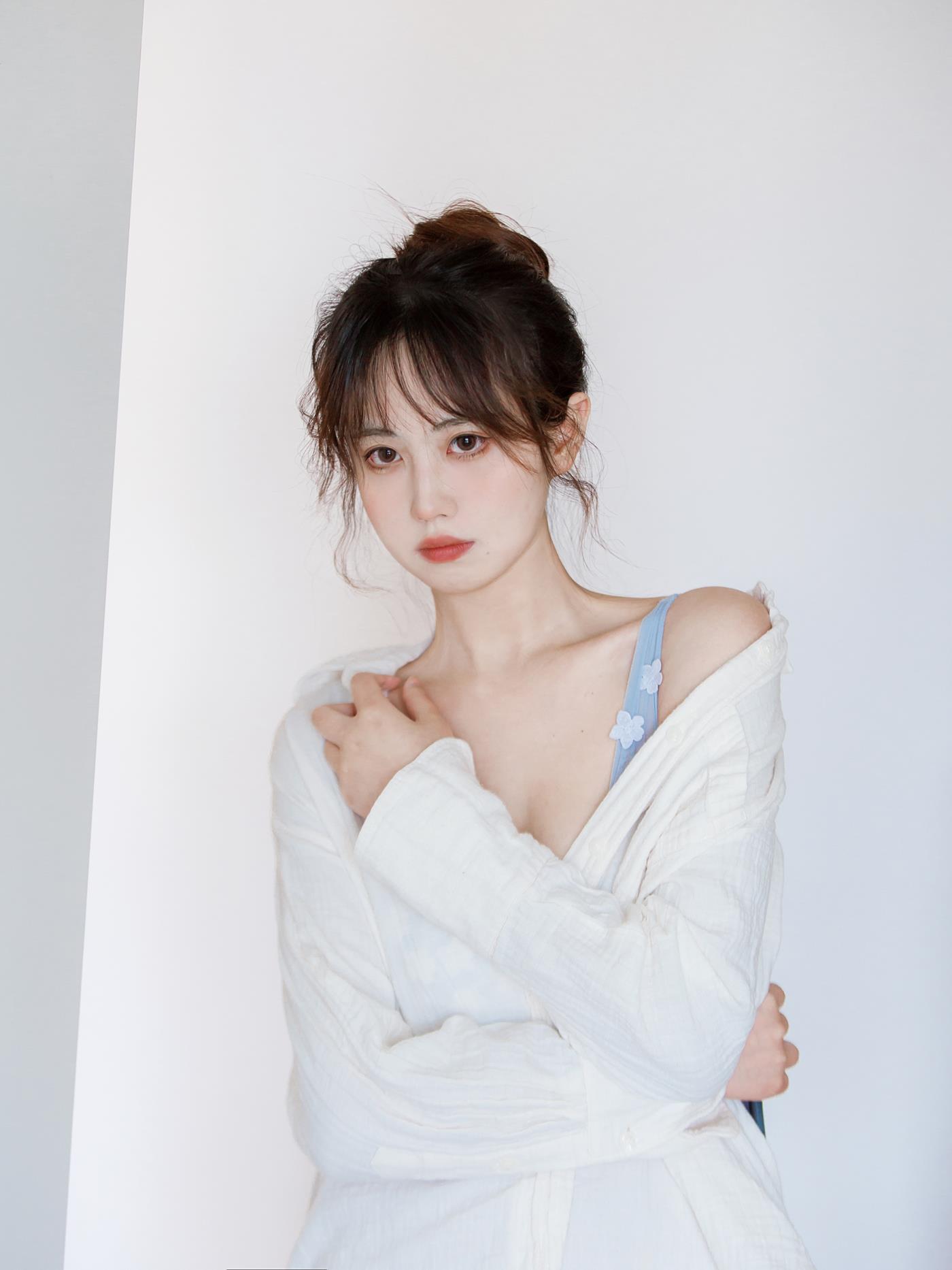 图片[21]-次元少女念雪ww 032 居家蓝色 [25P] – 速更版-美库