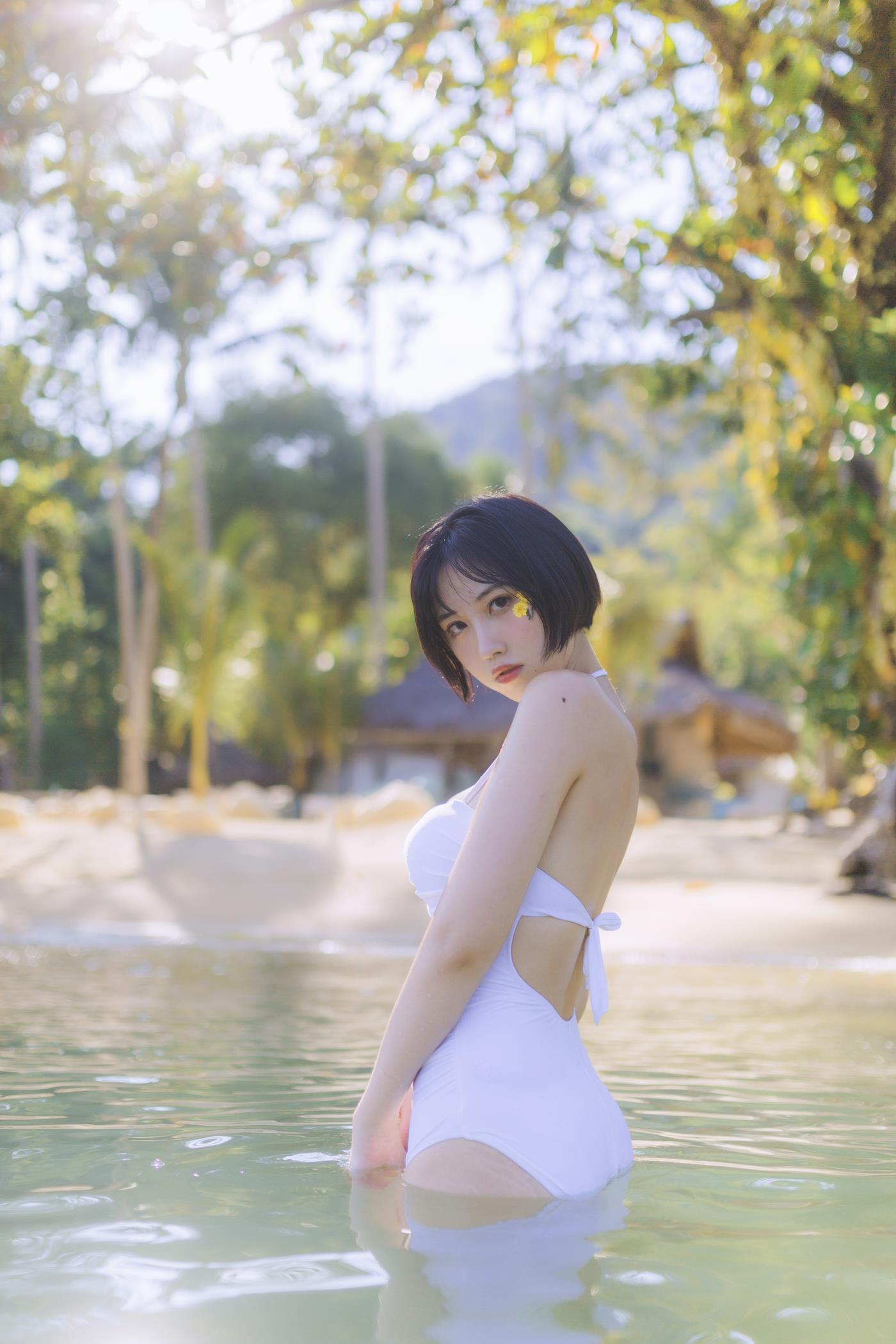 图片[21]-次元少女念雪ww 033 白色泳衣 [30P] – 速更版-美库