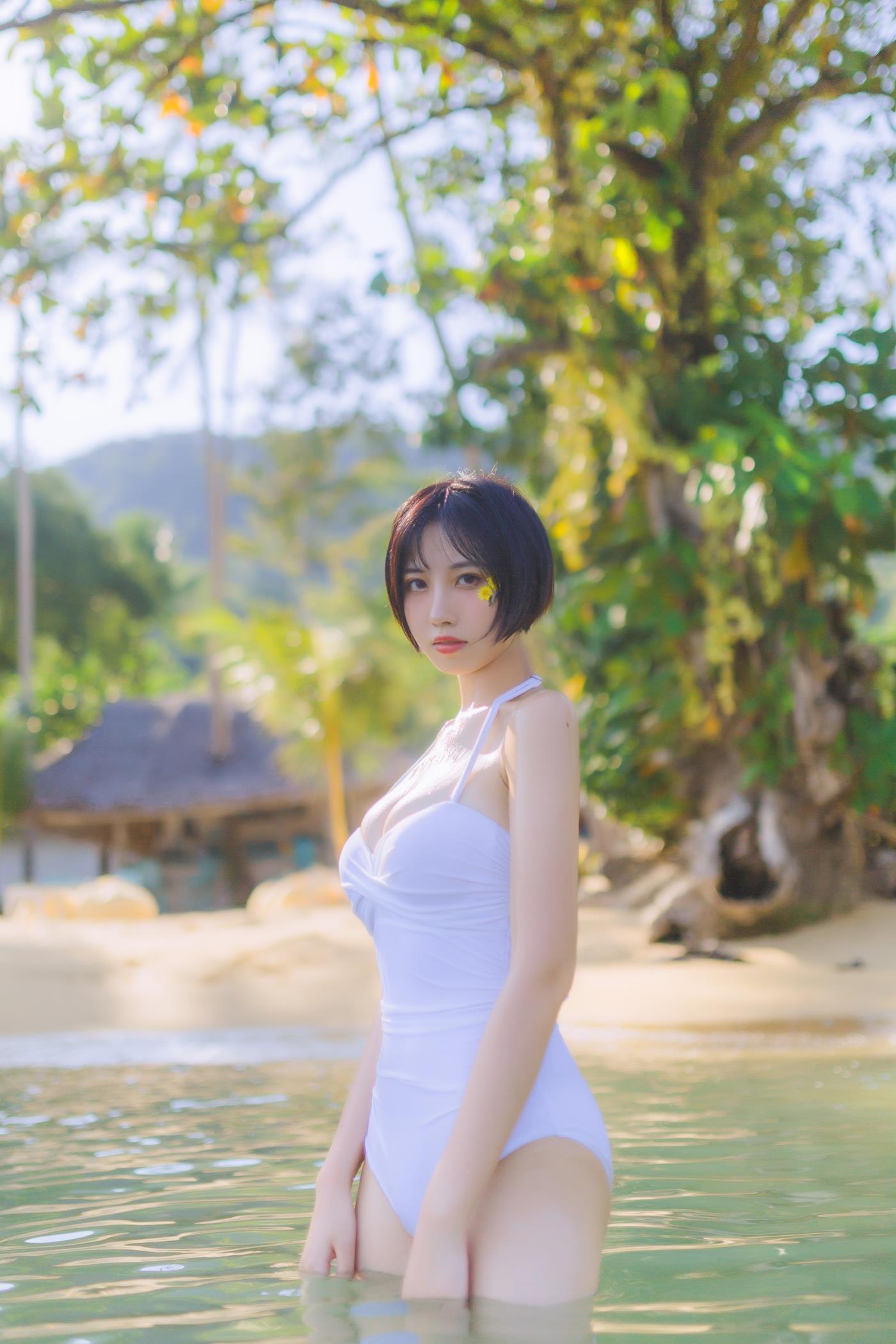 图片[25]-次元少女念雪ww 033 白色泳衣 [30P] – 速更版-美库