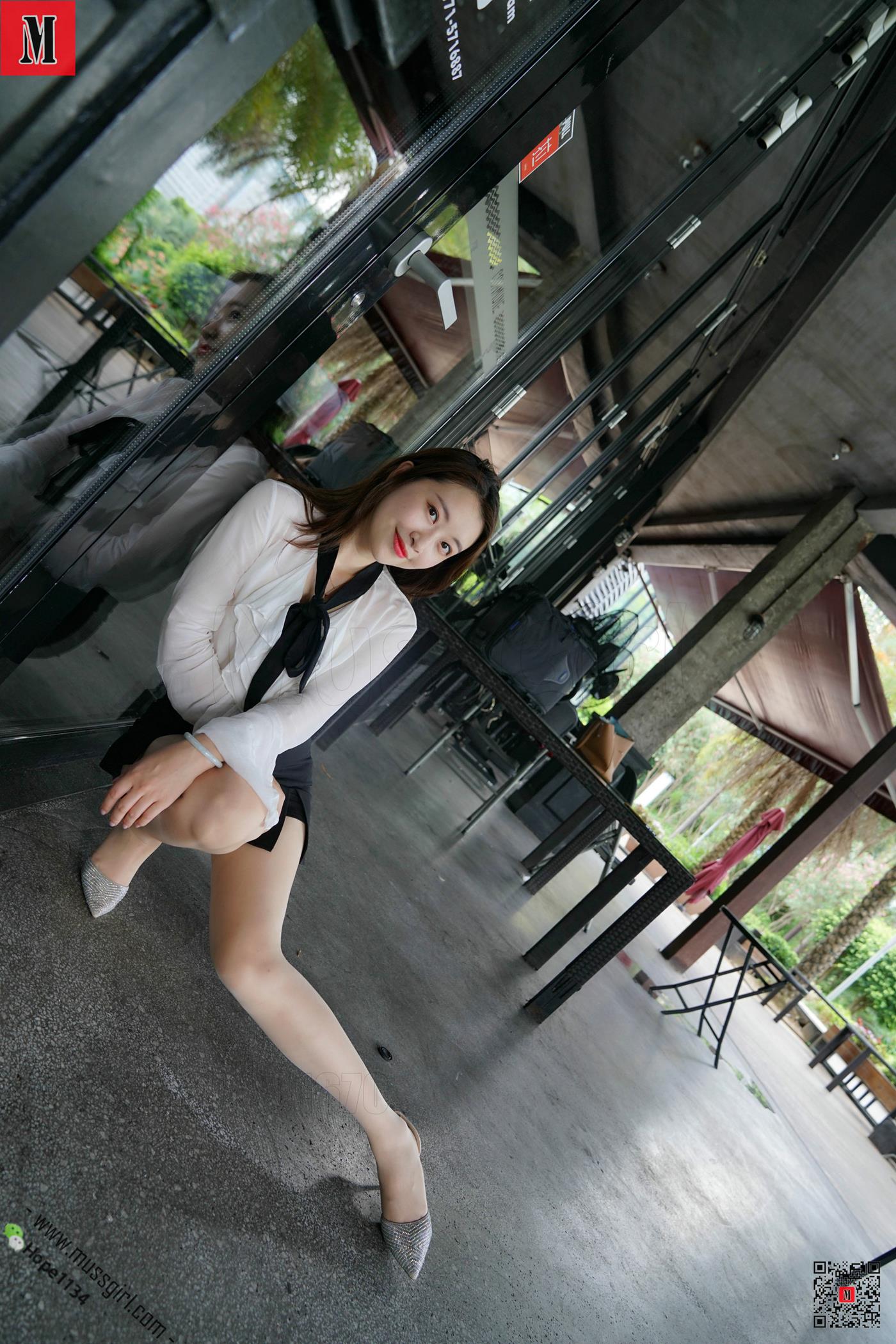 图片[25]-[MussGirl慕丝女郎]NO.159 洁白如玉[60P] – 速更版-美库