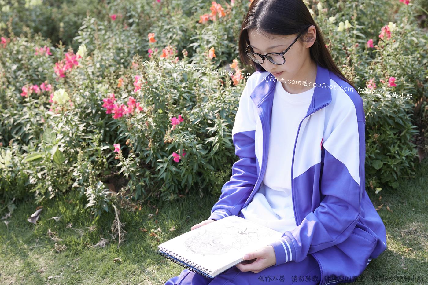 图片[47]-[见新摄影]NO.011 梦回学生时代 公园校服棉袜裸足[295P – 速更版-美库