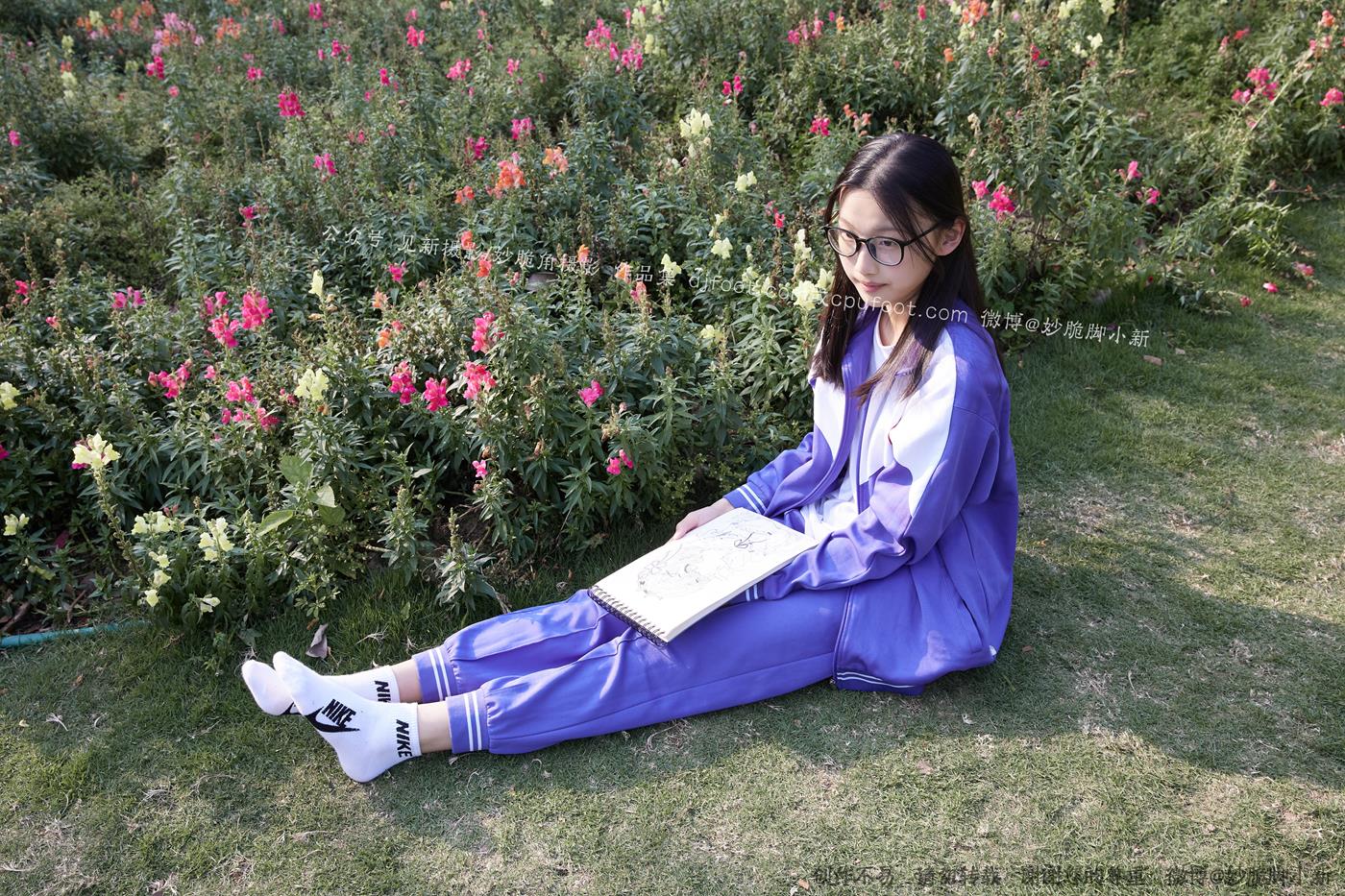 图片[57]-[见新摄影]NO.011 梦回学生时代 公园校服棉袜裸足[295P – 速更版-美库