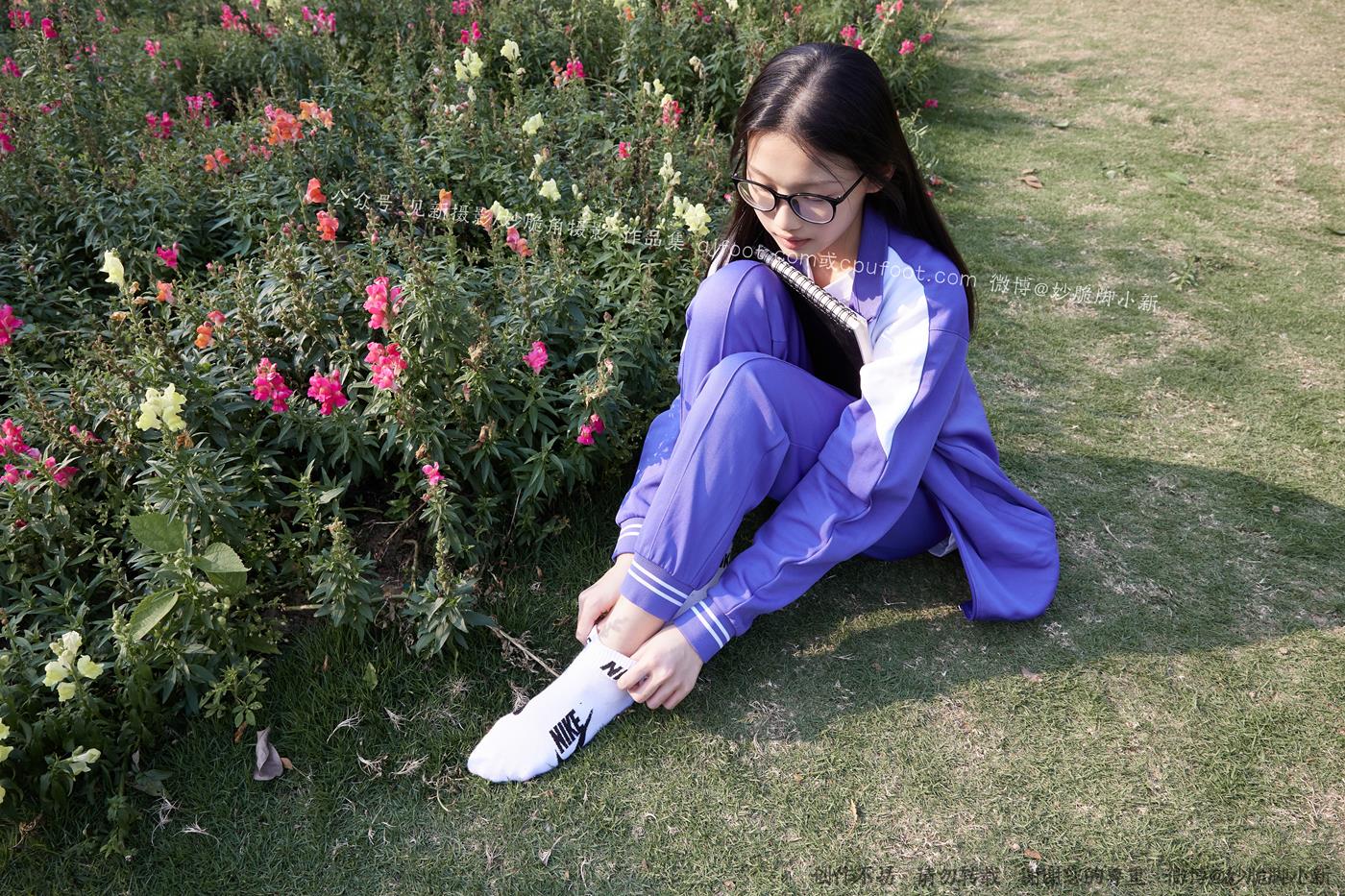 图片[61]-[见新摄影]NO.011 梦回学生时代 公园校服棉袜裸足[295P – 速更版-美库