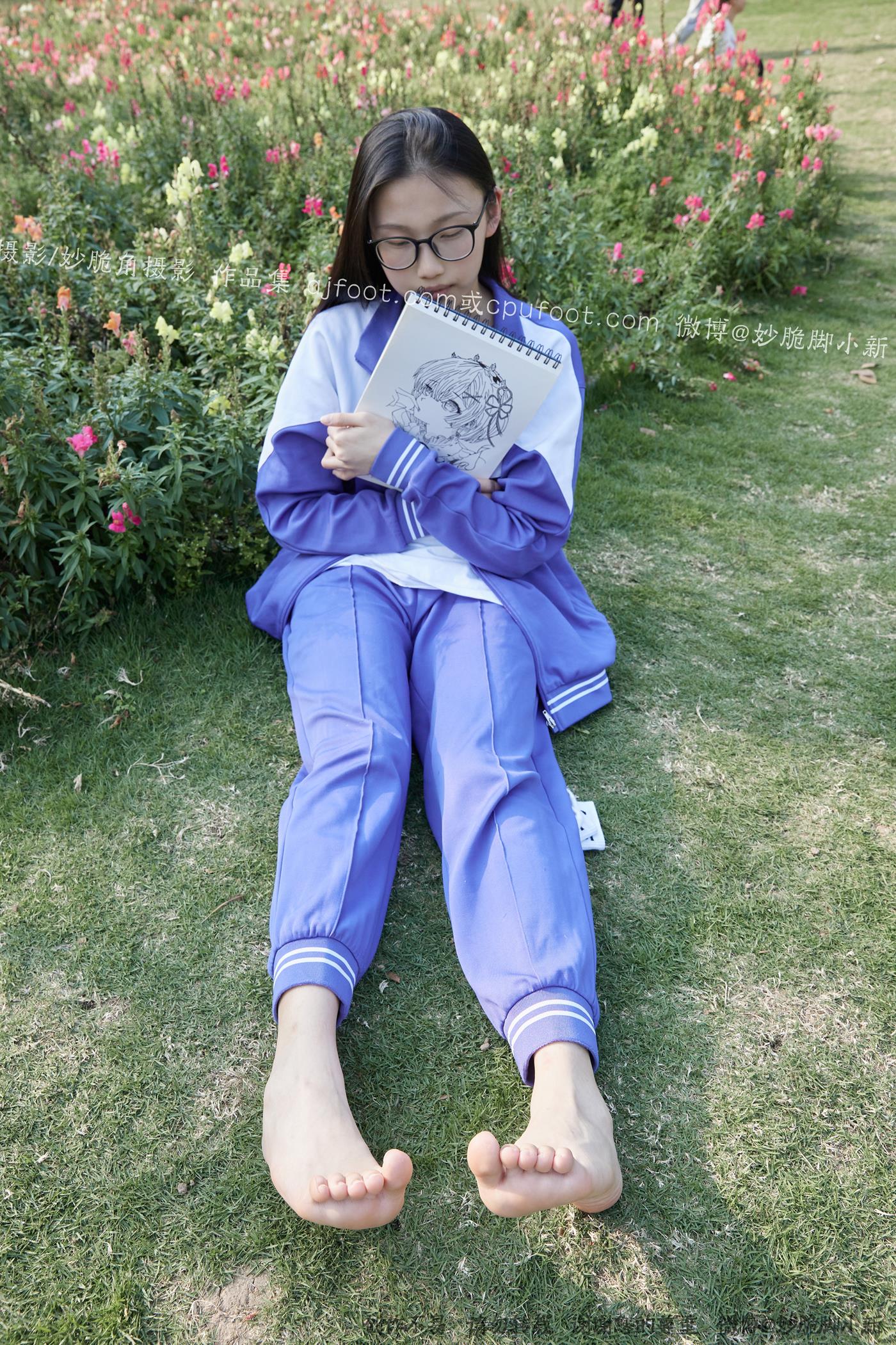 图片[87]-[见新摄影]NO.011 梦回学生时代 公园校服棉袜裸足[295P – 速更版-美库