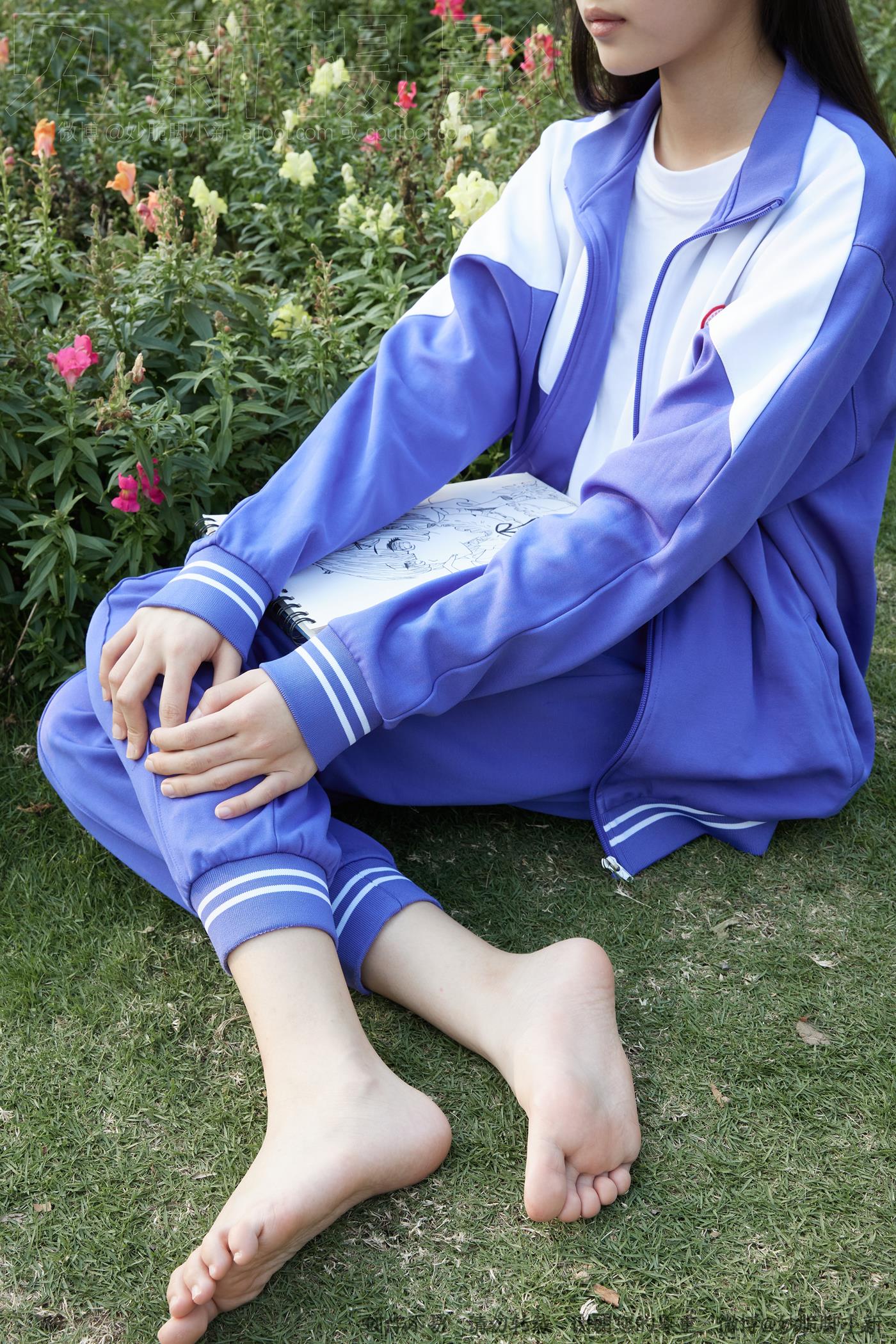 图片[203]-[见新摄影]NO.011 梦回学生时代 公园校服棉袜裸足[295P – 速更版-美库