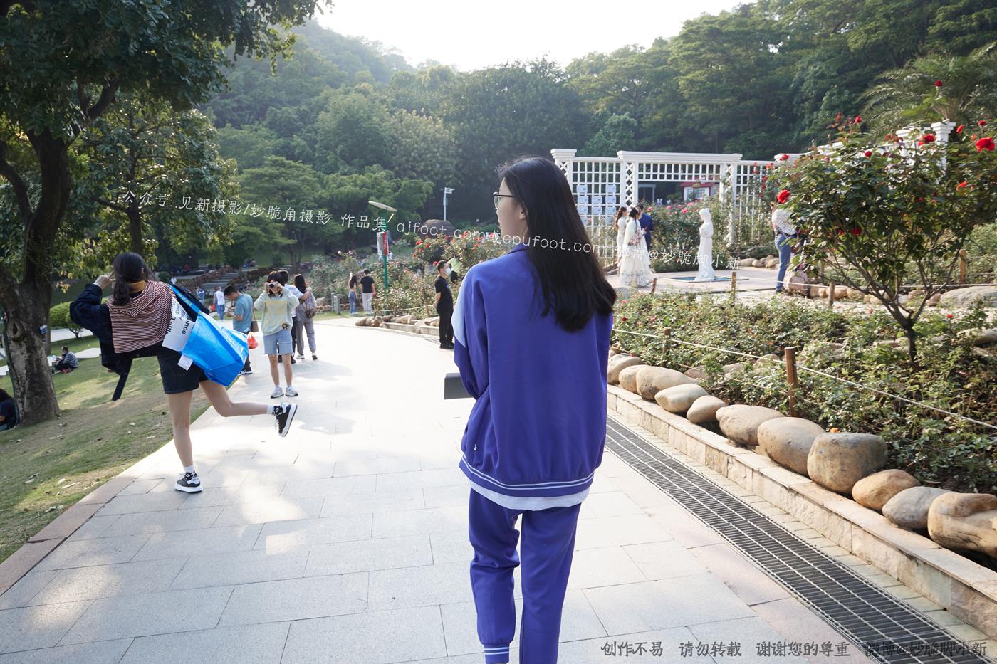 图片[210]-[见新摄影]NO.011 梦回学生时代 公园校服棉袜裸足[295P – 速更版-美库