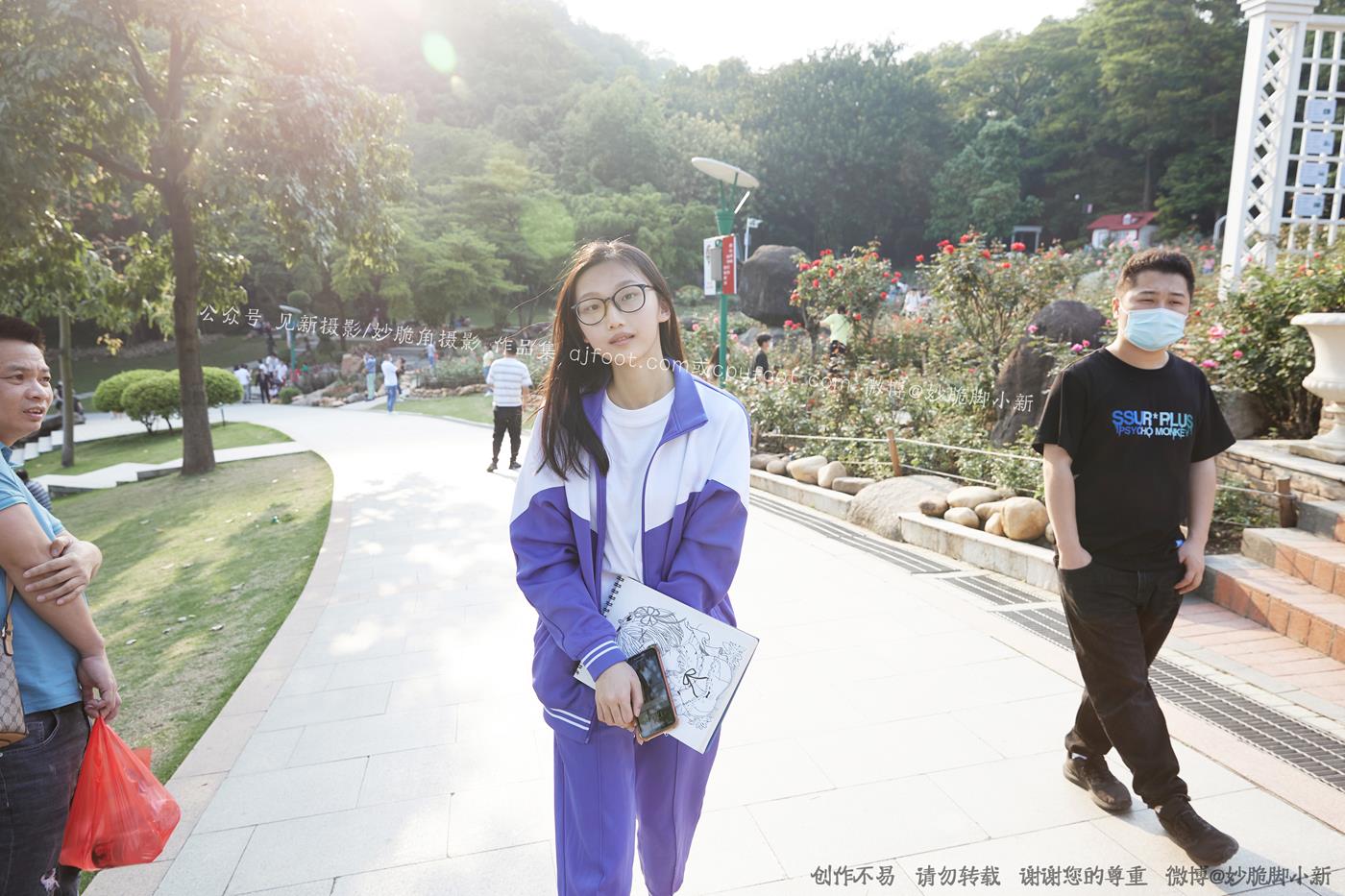 图片[212]-[见新摄影]NO.011 梦回学生时代 公园校服棉袜裸足[295P – 速更版-美库