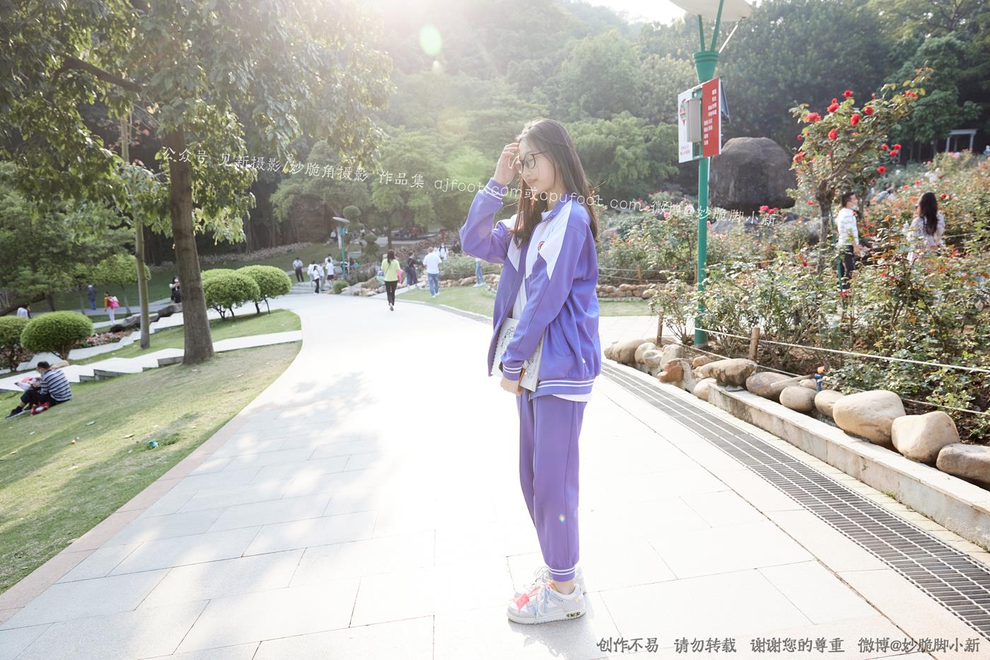 图片[213]-[见新摄影]NO.011 梦回学生时代 公园校服棉袜裸足[295P – 速更版-美库