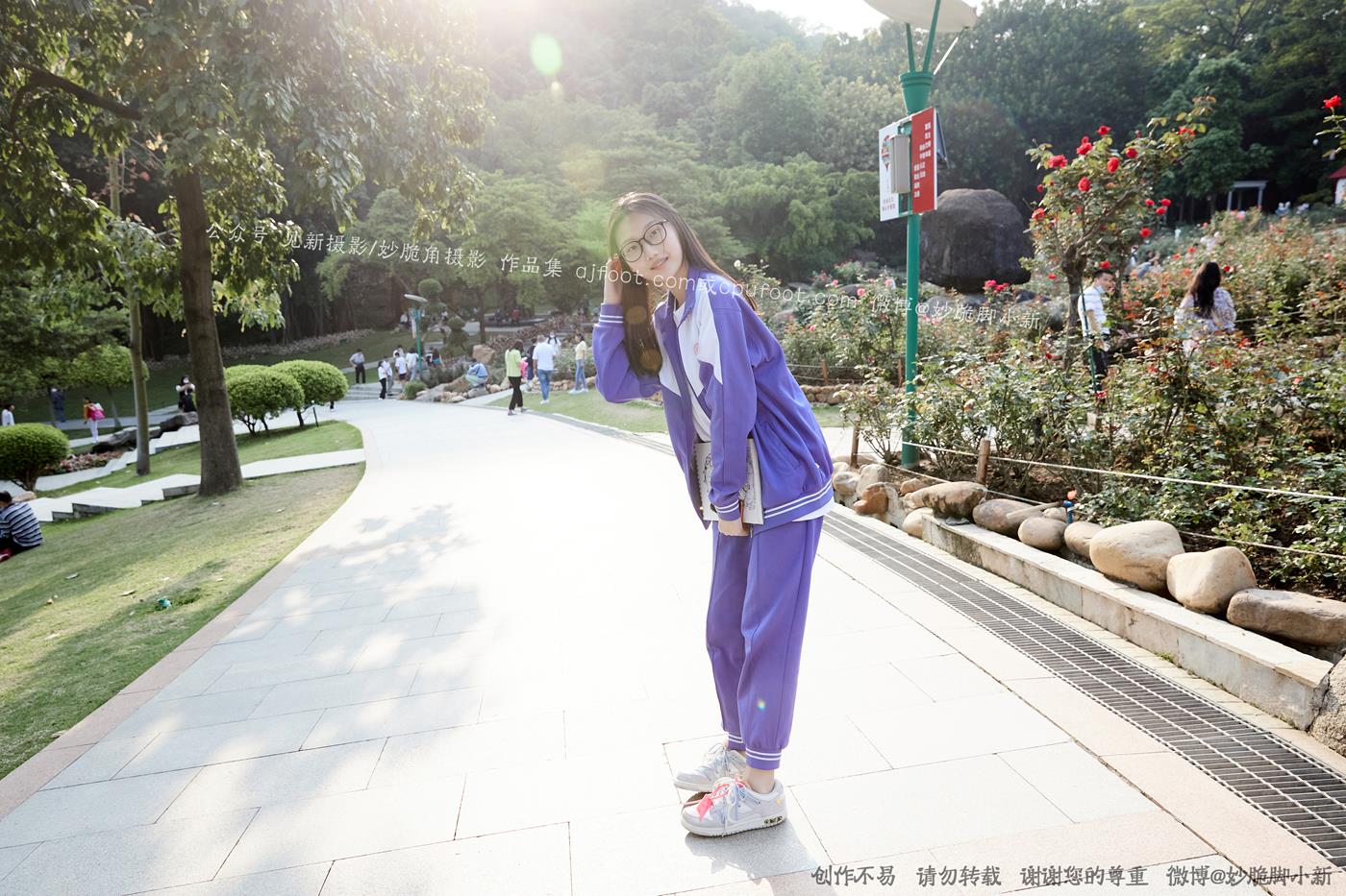 图片[214]-[见新摄影]NO.011 梦回学生时代 公园校服棉袜裸足[295P – 速更版-美库