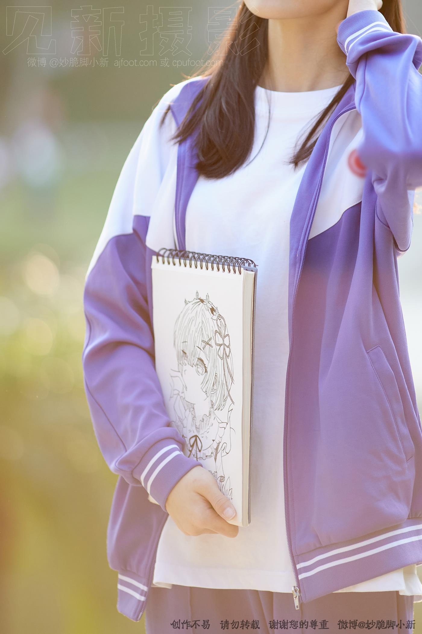 图片[269]-[见新摄影]NO.011 梦回学生时代 公园校服棉袜裸足[295P – 速更版-美库