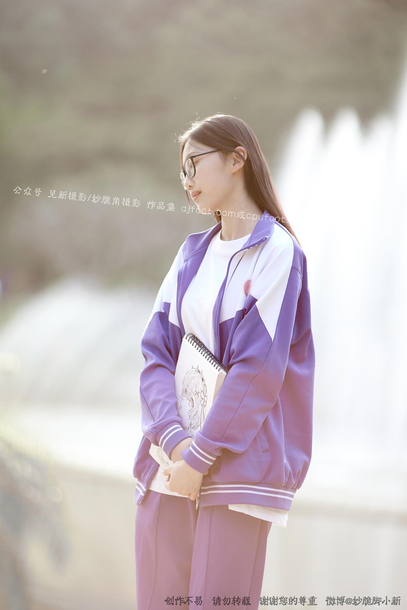 图片[270]-[见新摄影]NO.011 梦回学生时代 公园校服棉袜裸足[295P – 速更版-美库