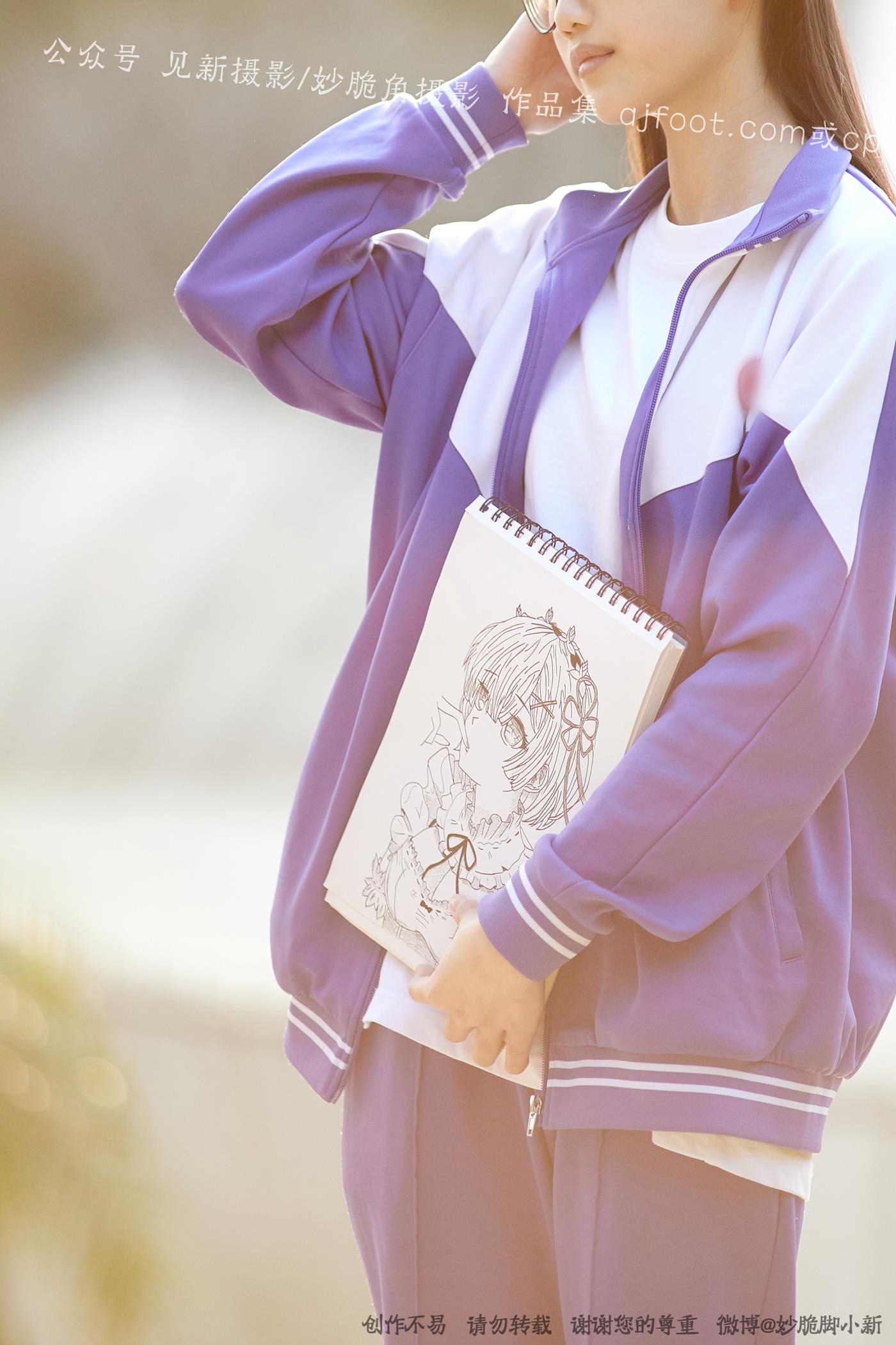 图片[271]-[见新摄影]NO.011 梦回学生时代 公园校服棉袜裸足[295P – 速更版-美库