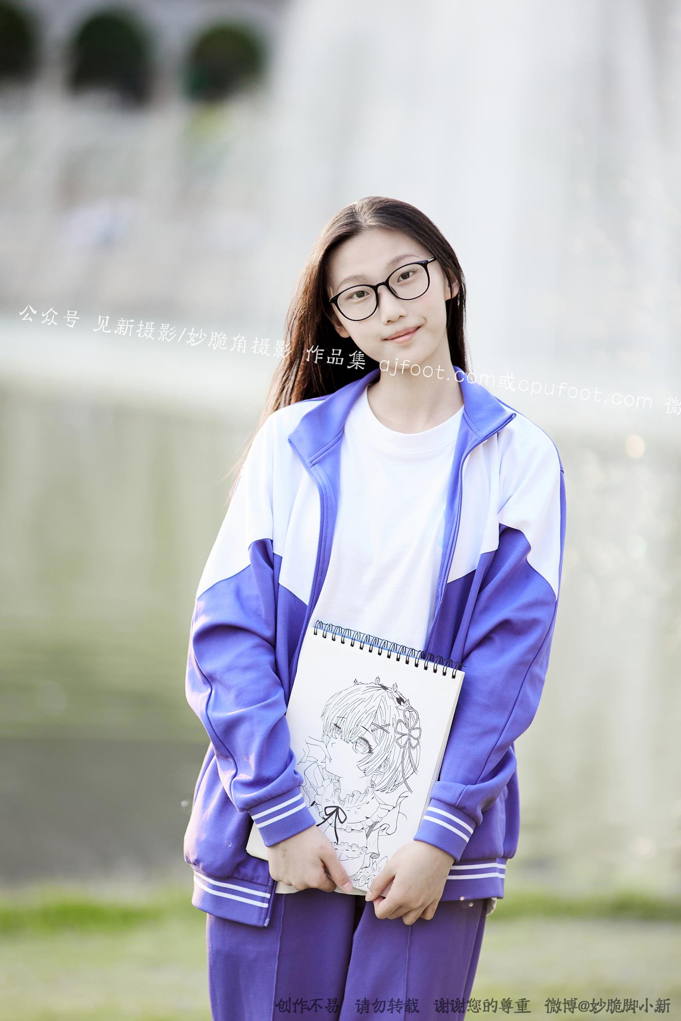 图片[275]-[见新摄影]NO.011 梦回学生时代 公园校服棉袜裸足[295P – 速更版-美库