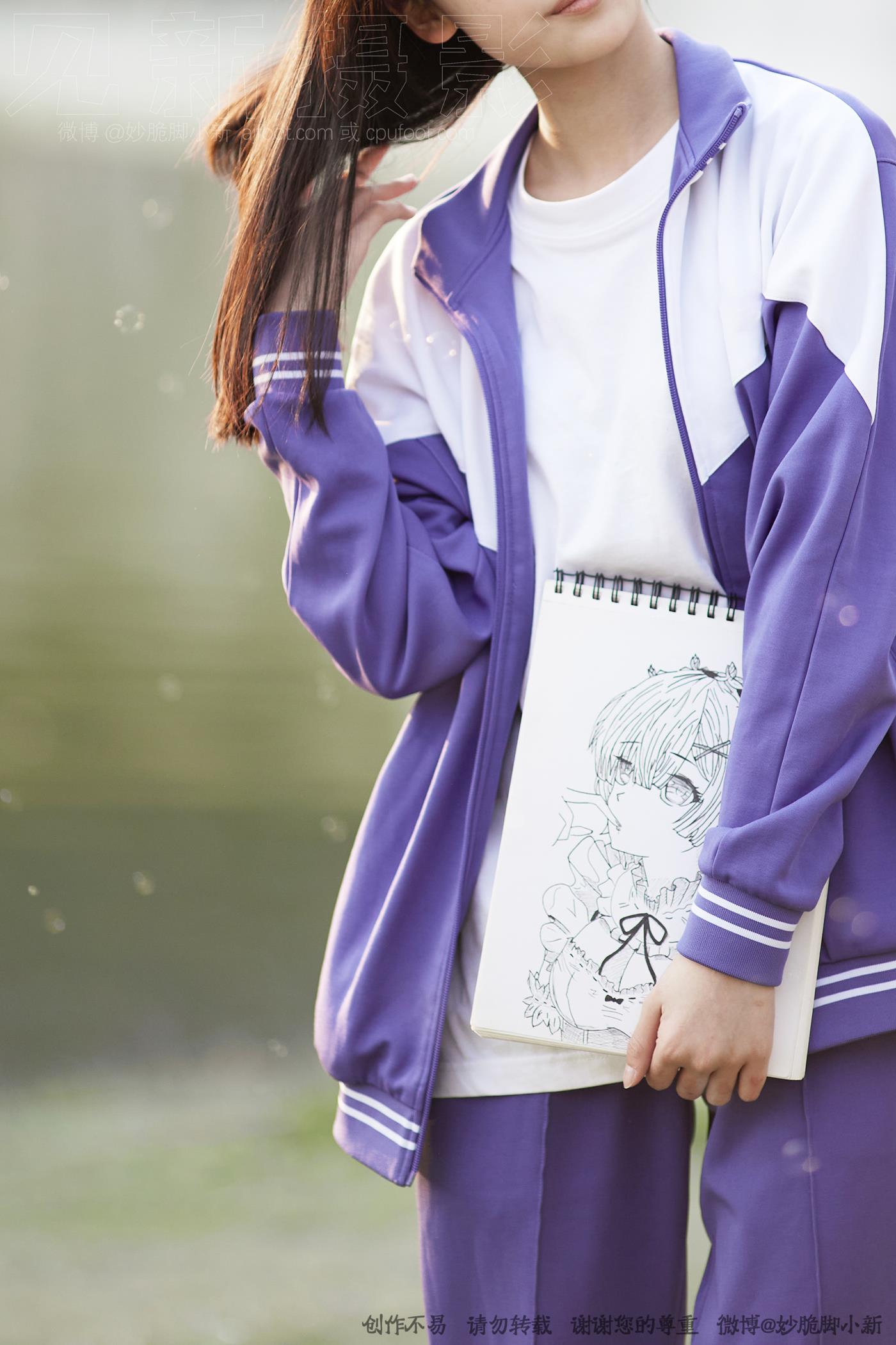 图片[276]-[见新摄影]NO.011 梦回学生时代 公园校服棉袜裸足[295P – 速更版-美库